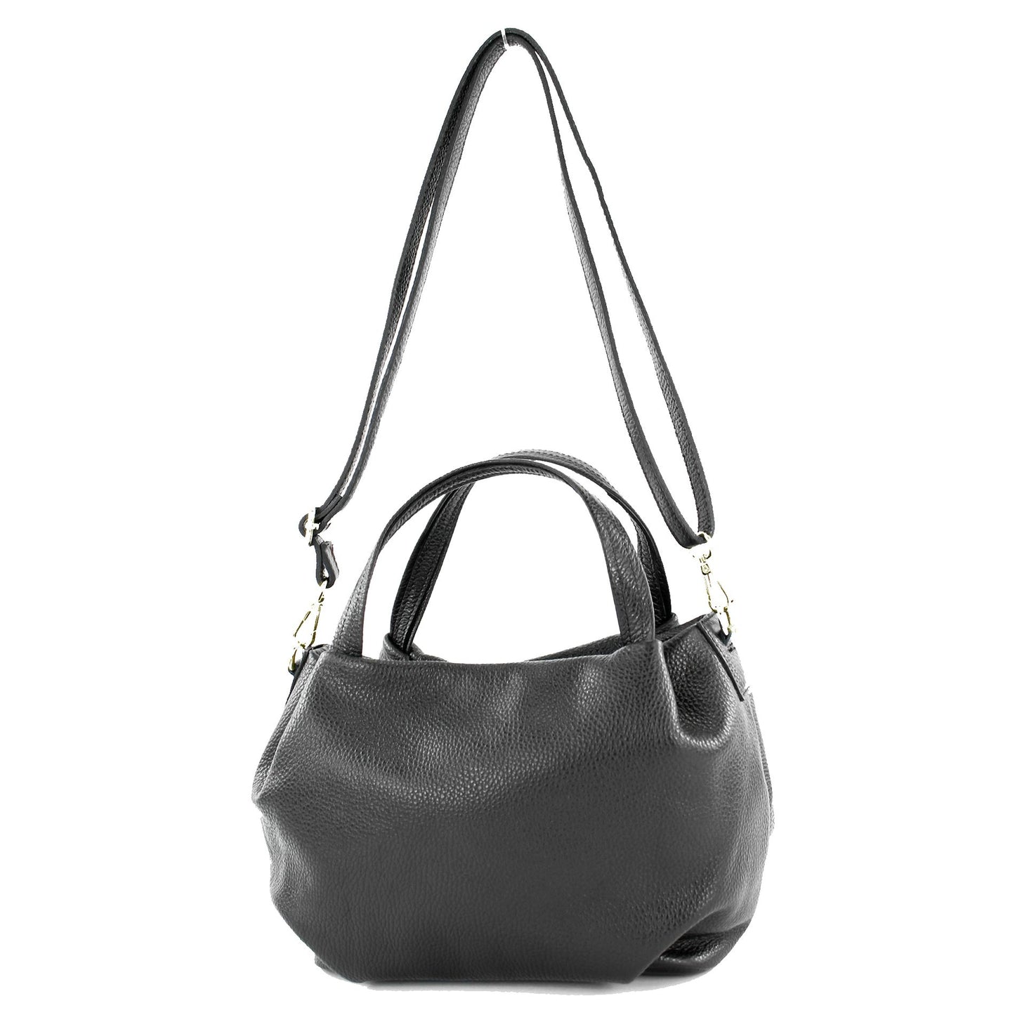 modamoda de T218 Damen Leder Henkeltasche Tragetasche Schultertasche handmade in Italy