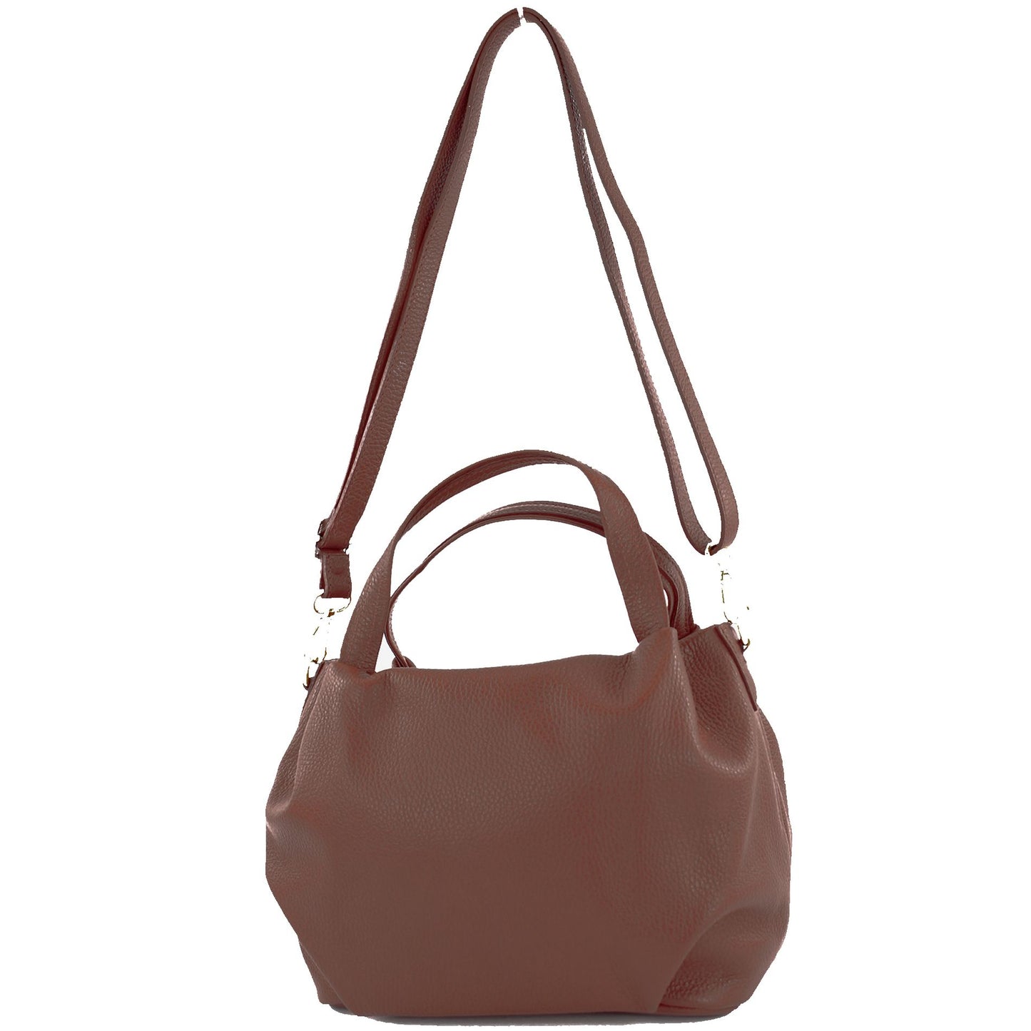 modamoda de T218 Damen Leder Henkeltasche Tragetasche Schultertasche handmade in Italy