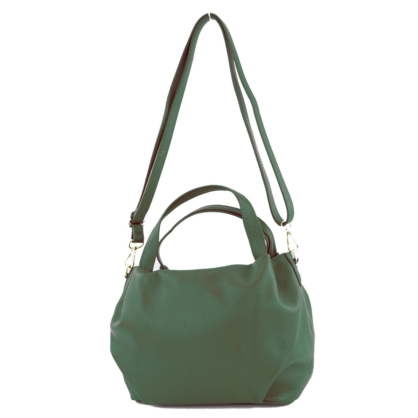 modamoda de T218 Damen Leder Henkeltasche Tragetasche Schultertasche handmade in Italy