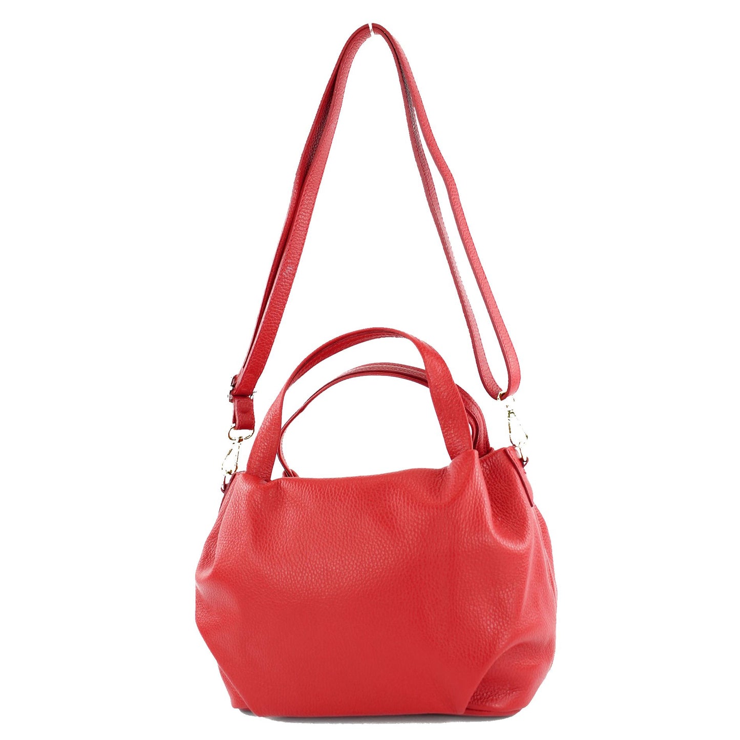 modamoda de T218 Damen Leder Henkeltasche Tragetasche Schultertasche handmade in Italy