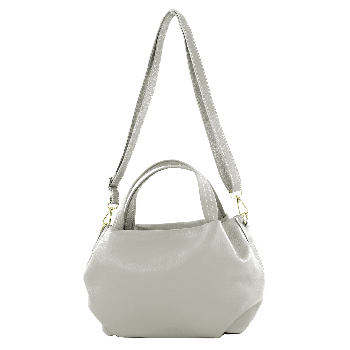 modamoda de T218 Damen Leder Henkeltasche Tragetasche Schultertasche handmade in Italy