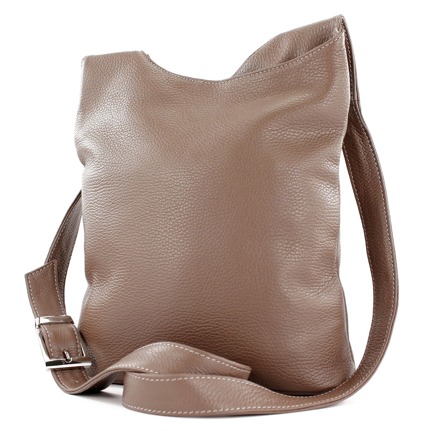 modamoda de T221 Damen Leder Umhängetasche Schultertasche Medium handmade in Italy