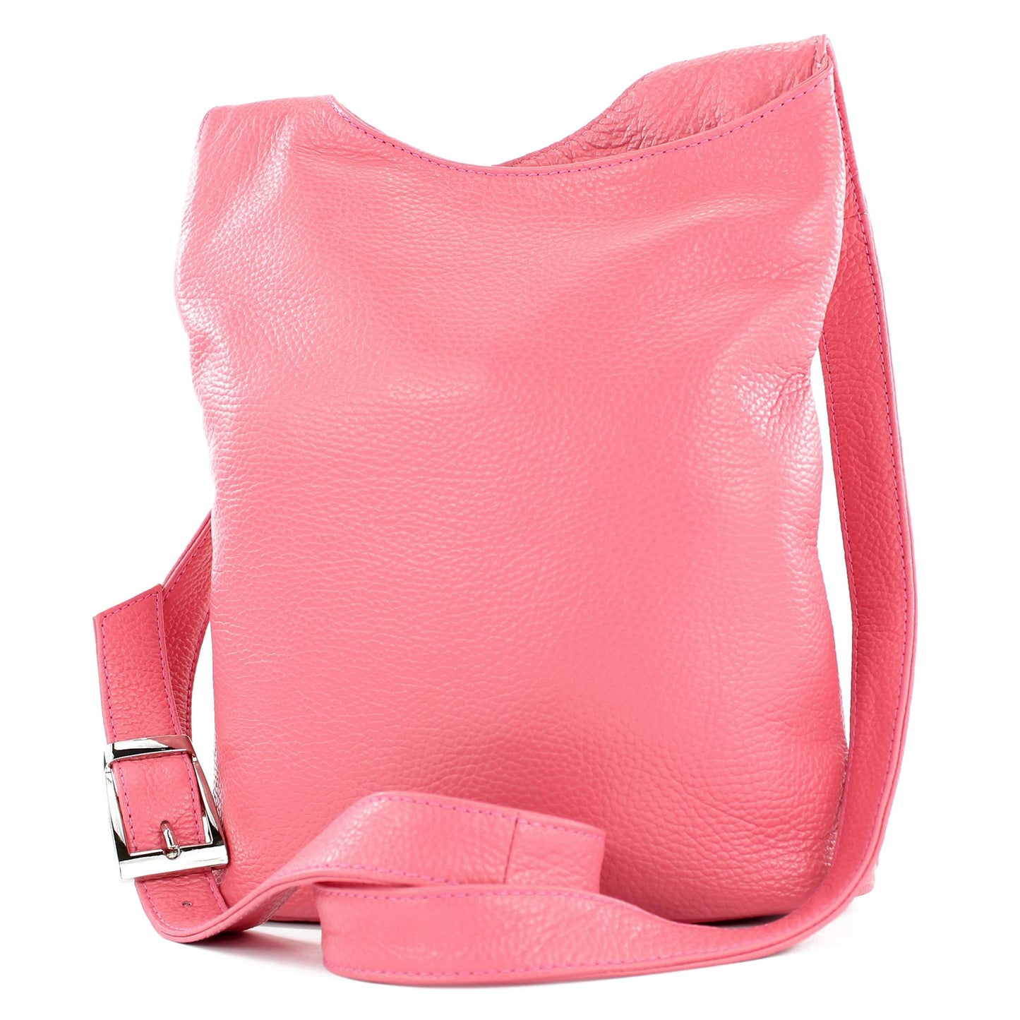 modamoda de T221 Damen Leder Umhängetasche Schultertasche Medium handmade in Italy