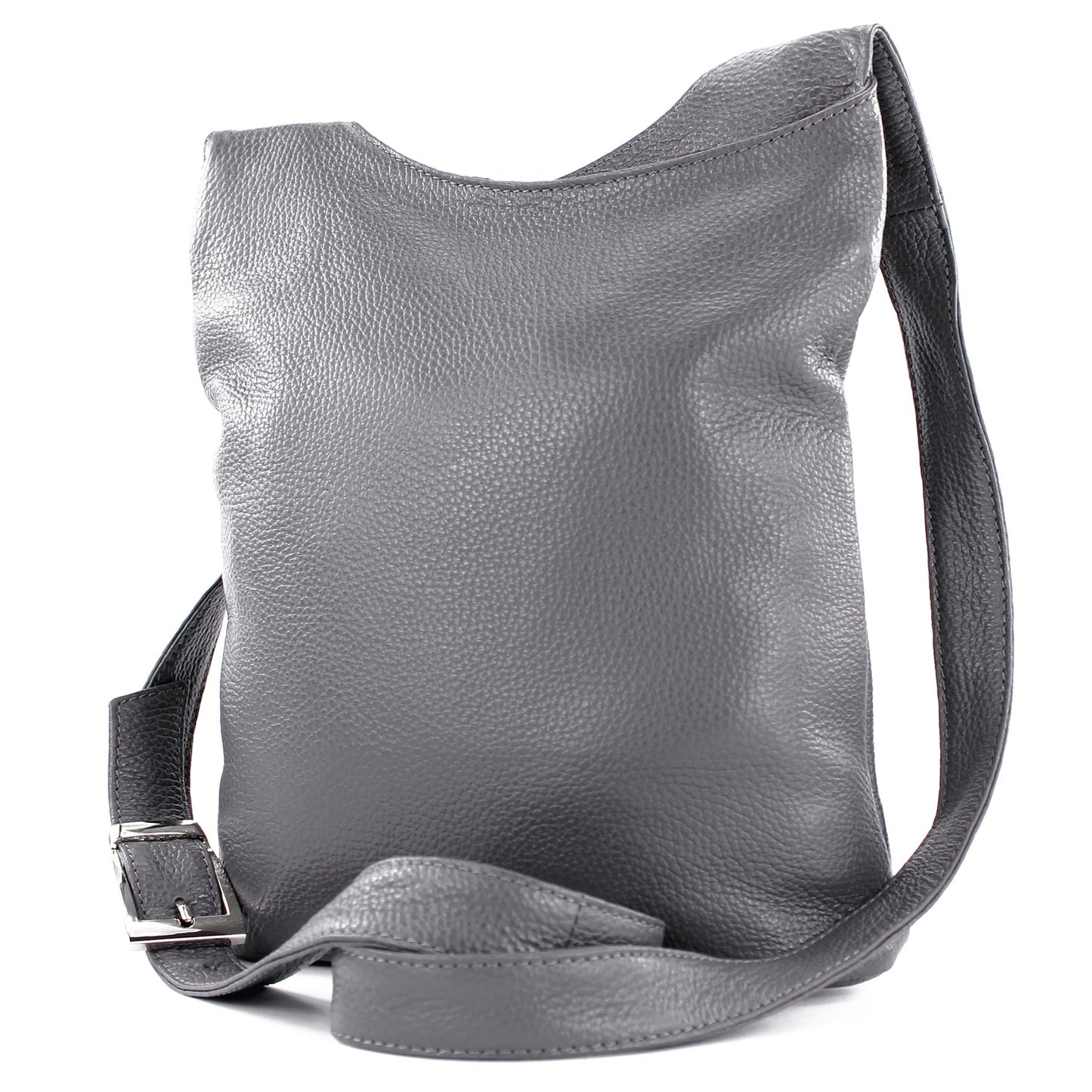 modamoda de T221 Damen Leder Umhängetasche Schultertasche Medium handmade in Italy