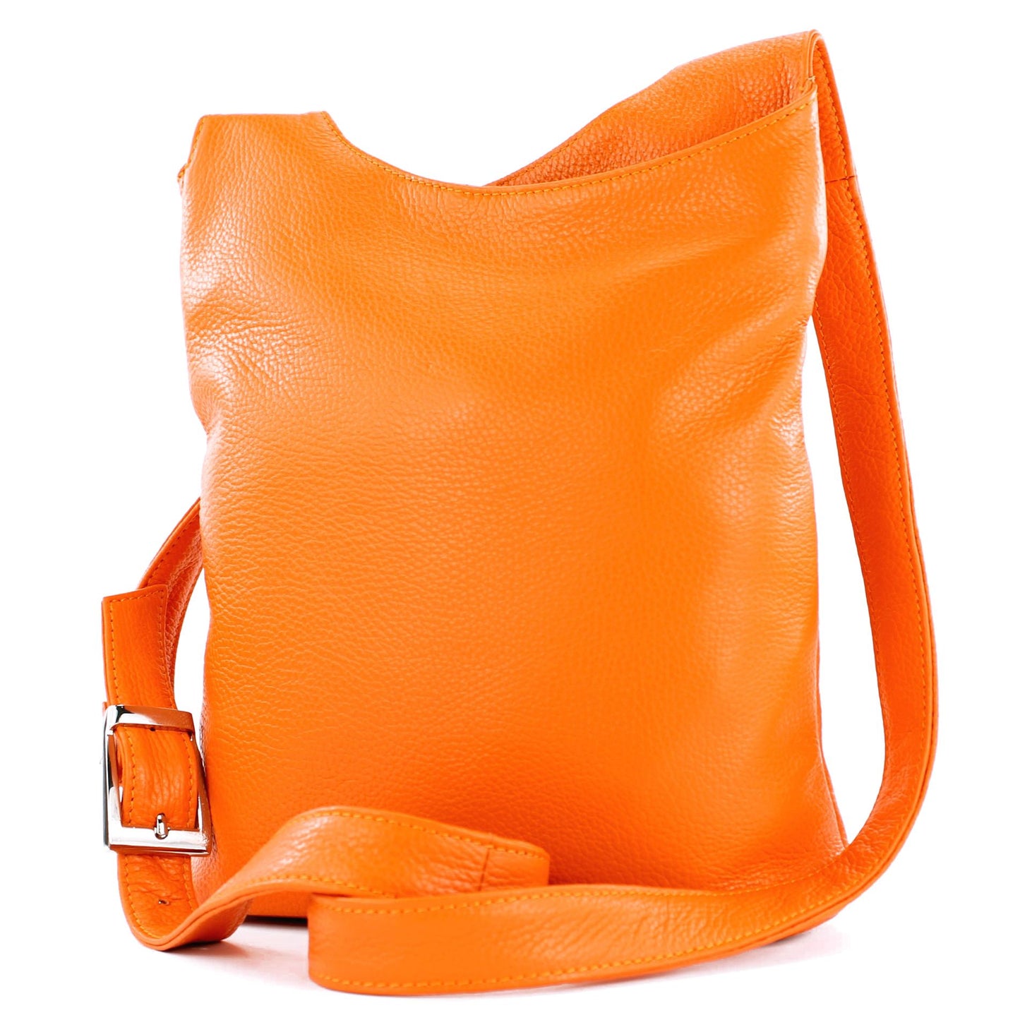 modamoda de T221 Damen Leder Umhängetasche Schultertasche Medium handmade in Italy