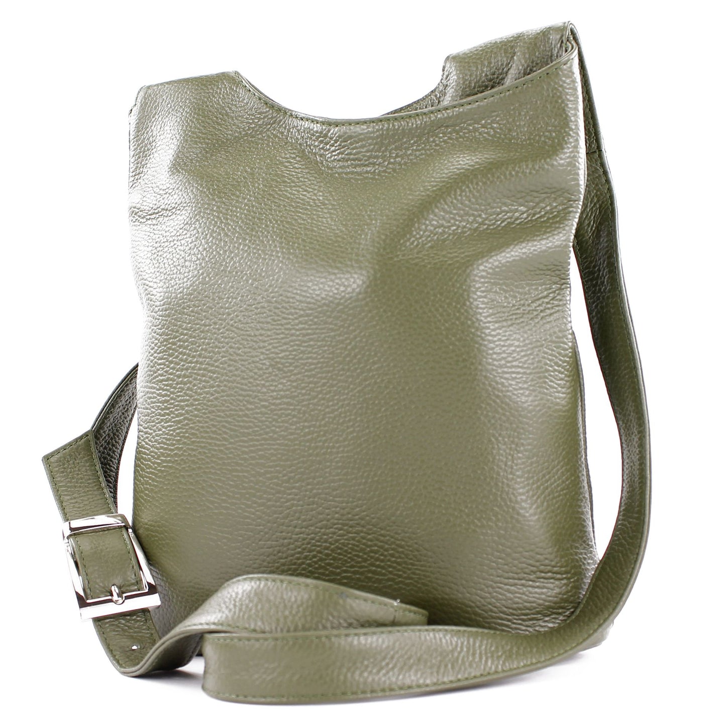 modamoda de T221 Damen Leder Umhängetasche Schultertasche Medium handmade in Italy