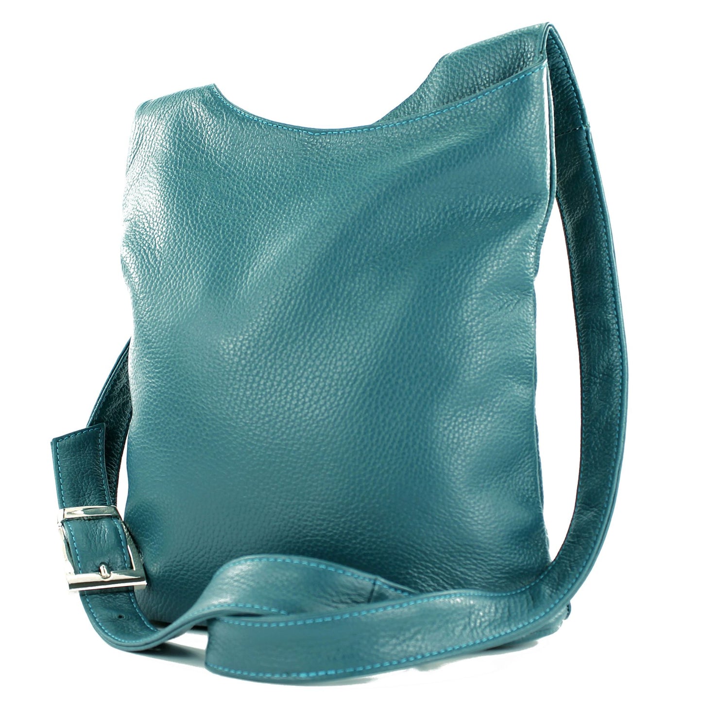 modamoda de T221 Damen Leder Umhängetasche Schultertasche Medium handmade in Italy