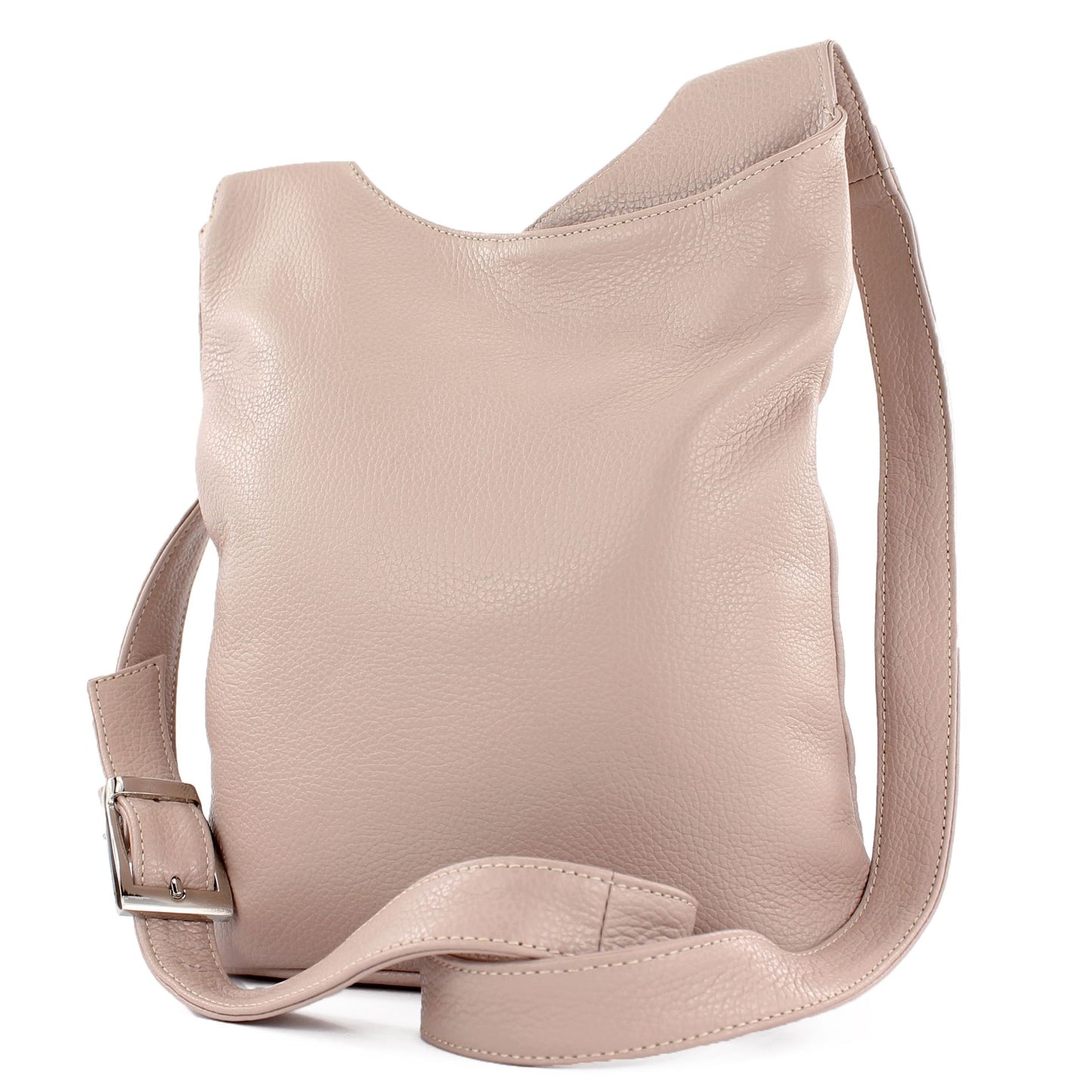 modamoda de T221 Damen Leder Umhängetasche Schultertasche Medium handmade in Italy