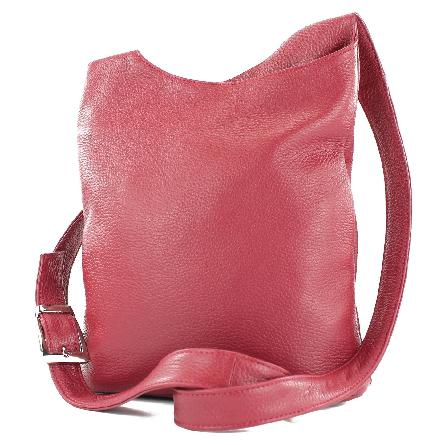modamoda de T221 Damen Leder Umhängetasche Schultertasche Medium handmade in Italy