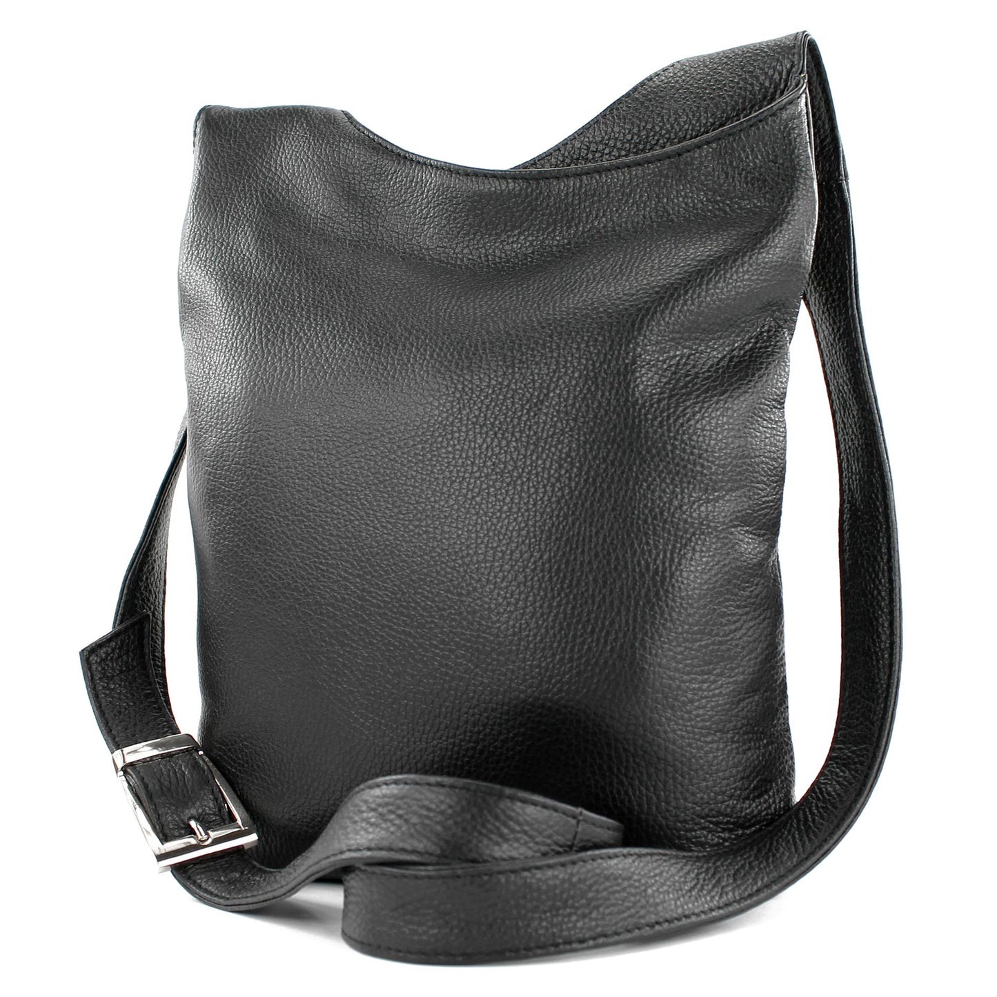 modamoda de T221 Damen Leder Umhängetasche Schultertasche Medium handmade in Italy