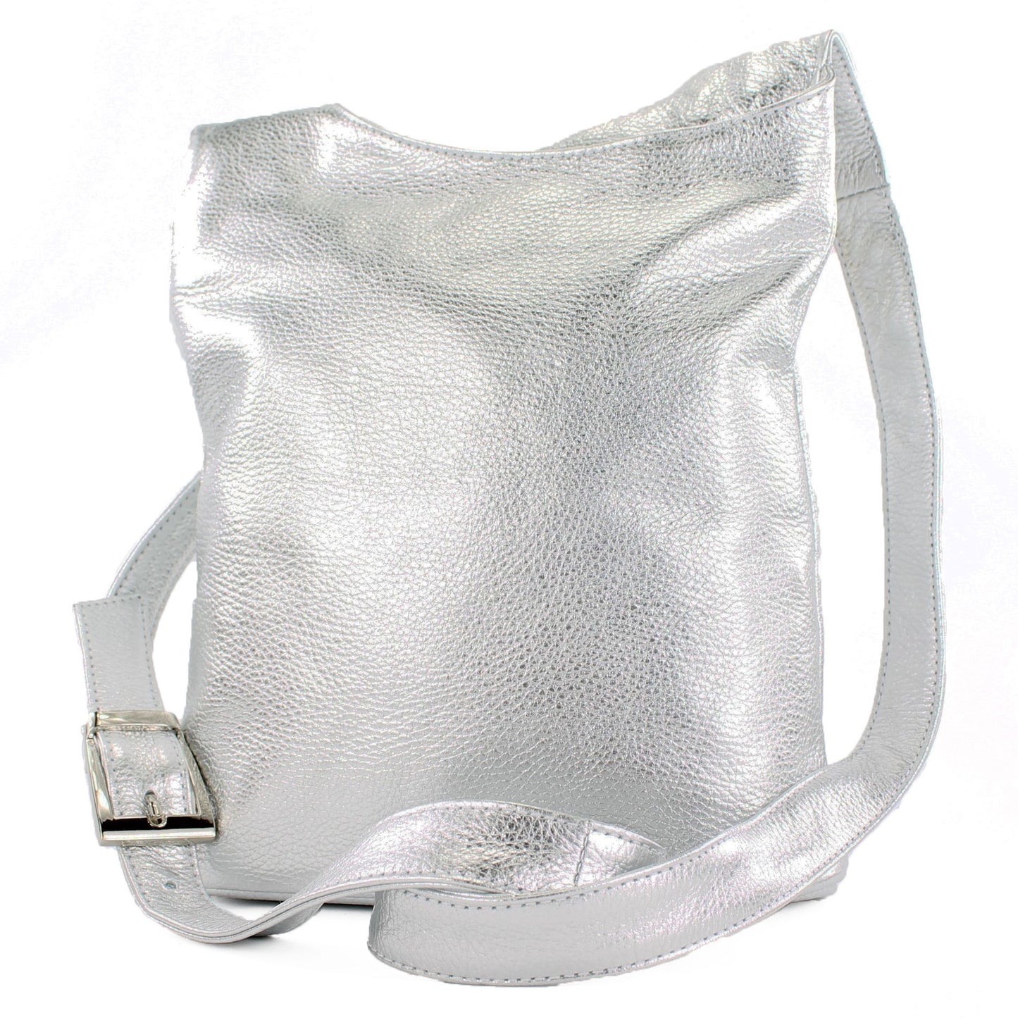 modamoda de T221 Damen Leder Umhängetasche Schultertasche Medium handmade in Italy