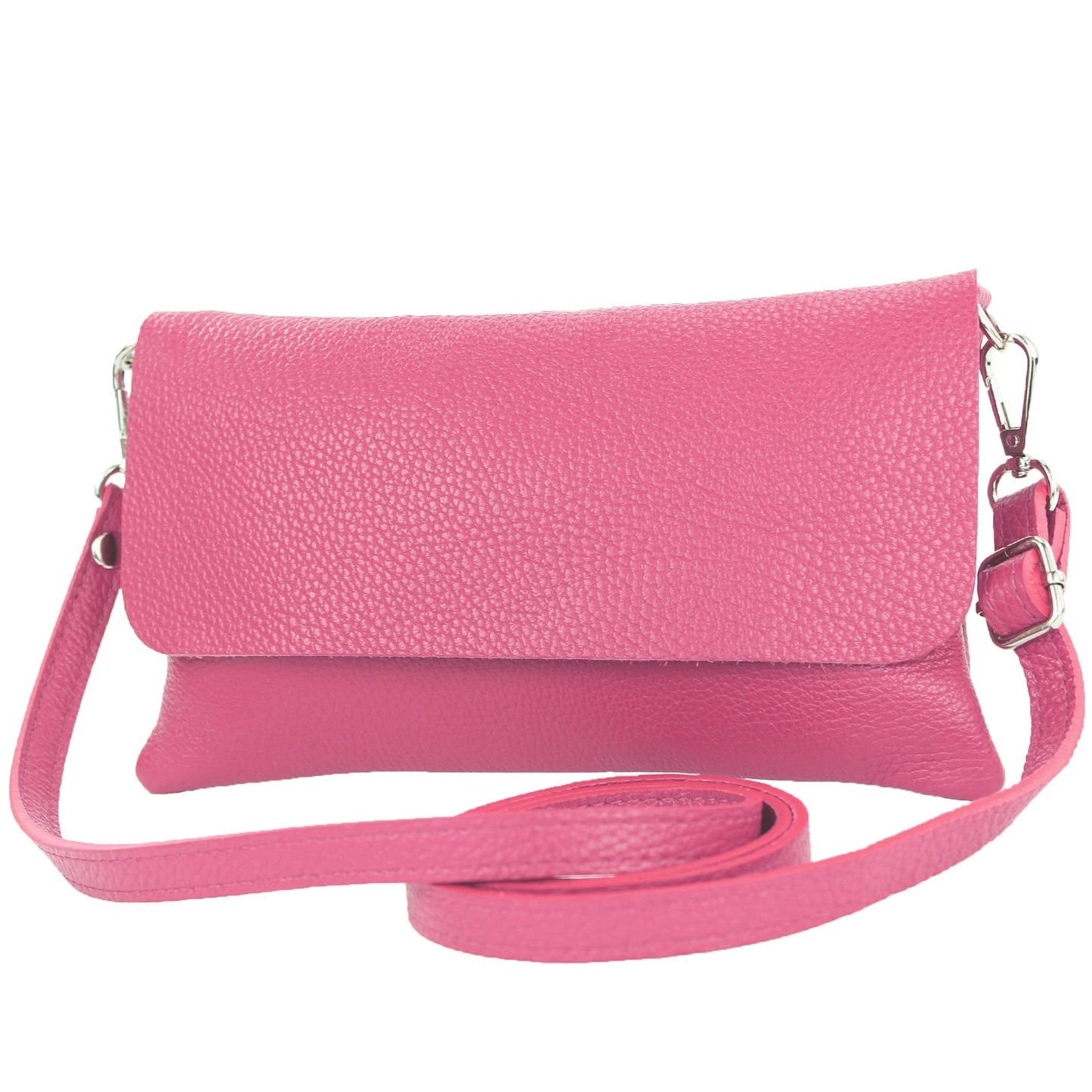 modamoda de T226 Damen Leder Clutch Umhängetasche Abendtasche Small handmade in Italy