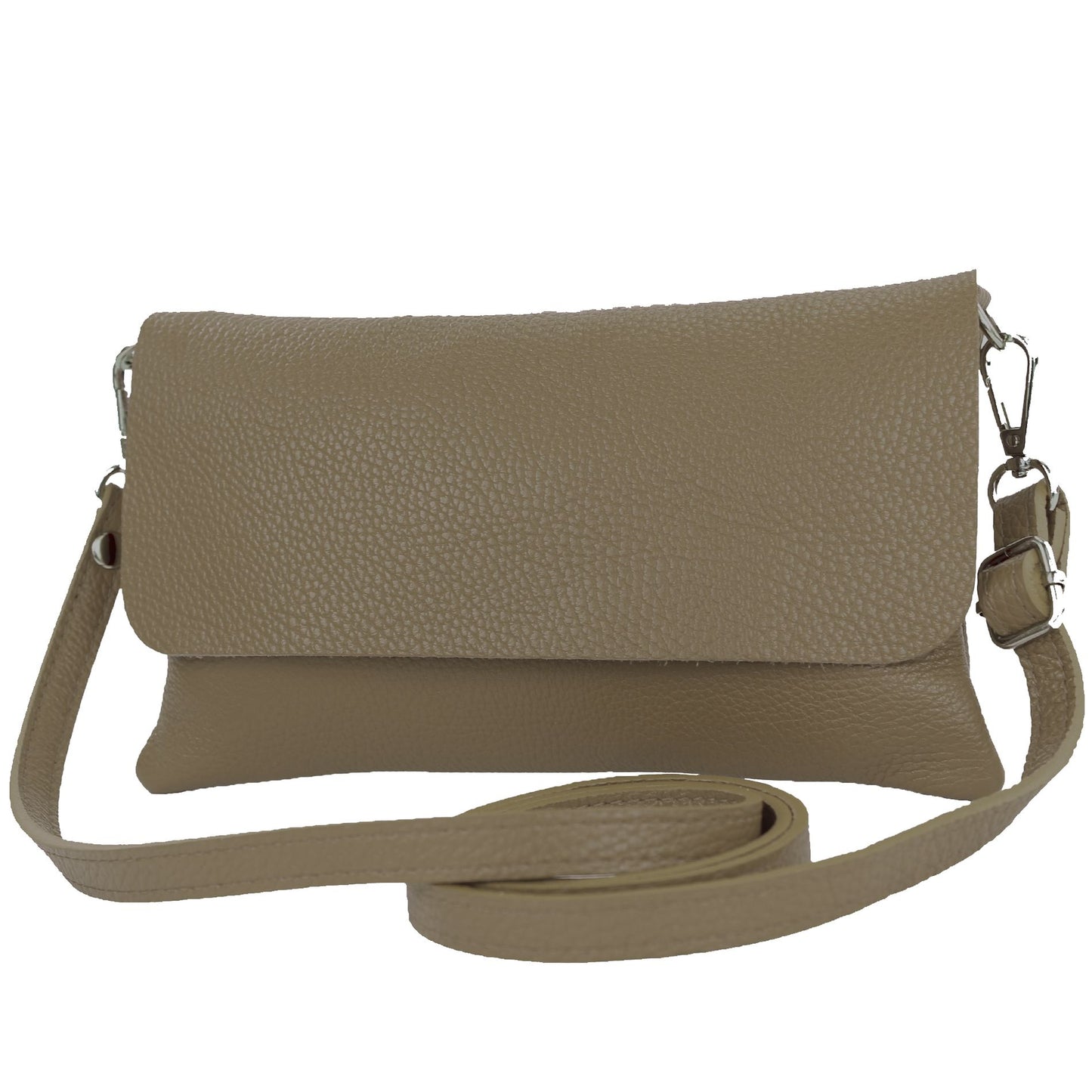 modamoda de T226 Damen Leder Clutch Umhängetasche Abendtasche Small handmade in Italy