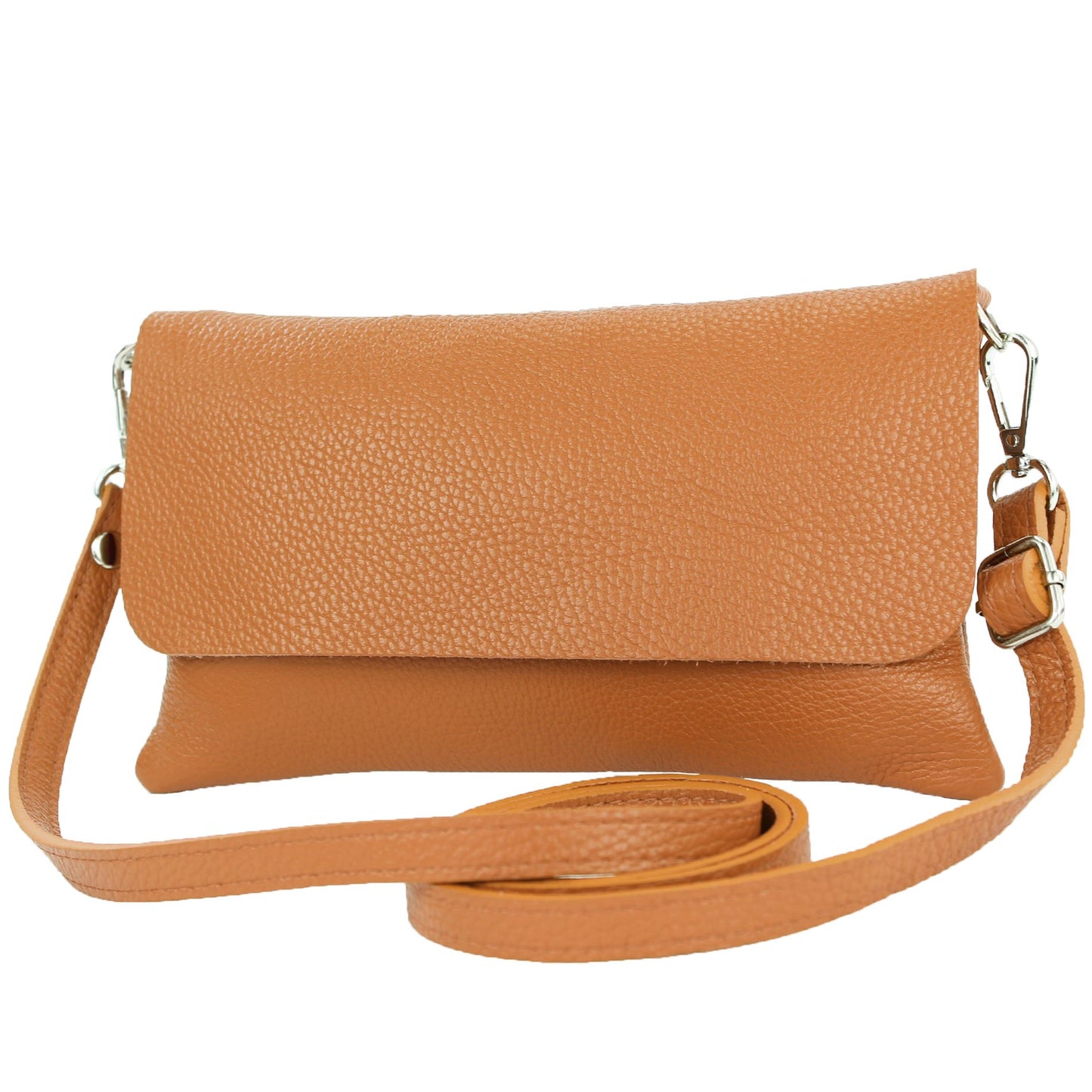 modamoda de T226 Damen Leder Clutch Umhängetasche Abendtasche Small handmade in Italy