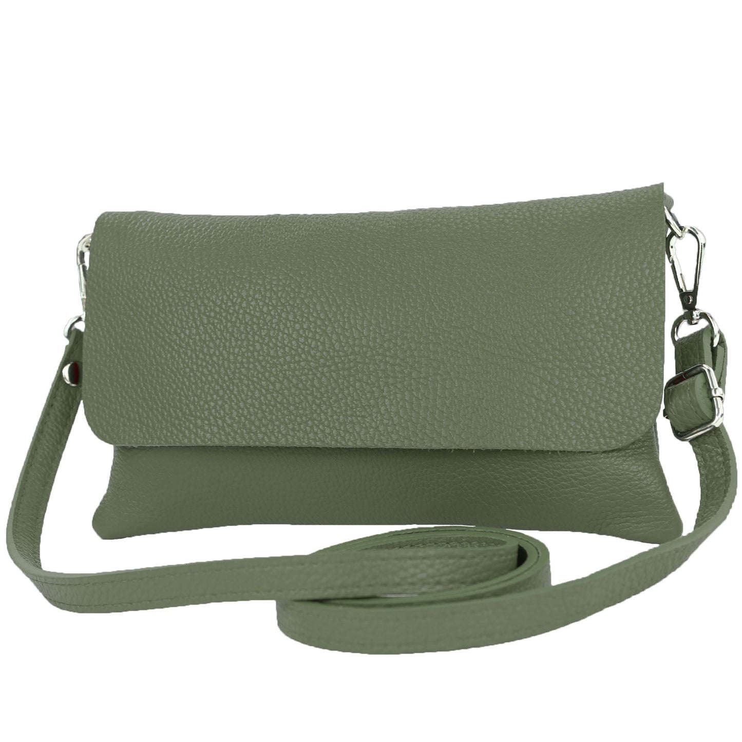 modamoda de T226 Damen Leder Clutch Umhängetasche Abendtasche Small handmade in Italy