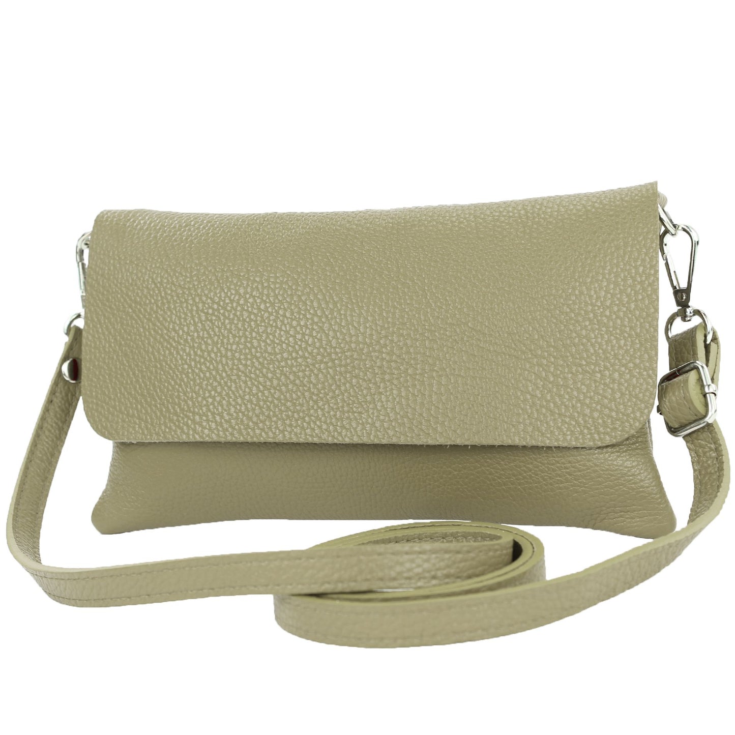 modamoda de T226 Damen Leder Clutch Umhängetasche Abendtasche Small handmade in Italy