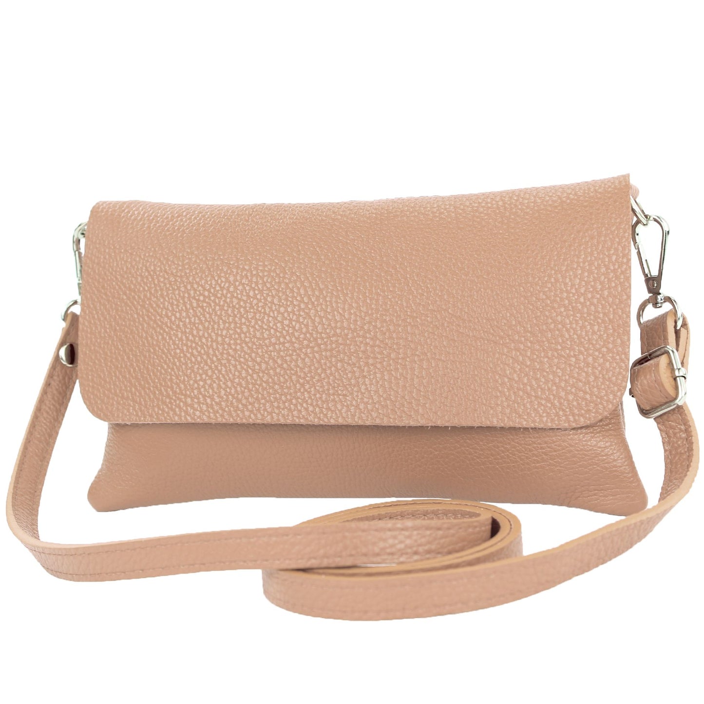 modamoda de T226 Damen Leder Clutch Umhängetasche Abendtasche Small handmade in Italy