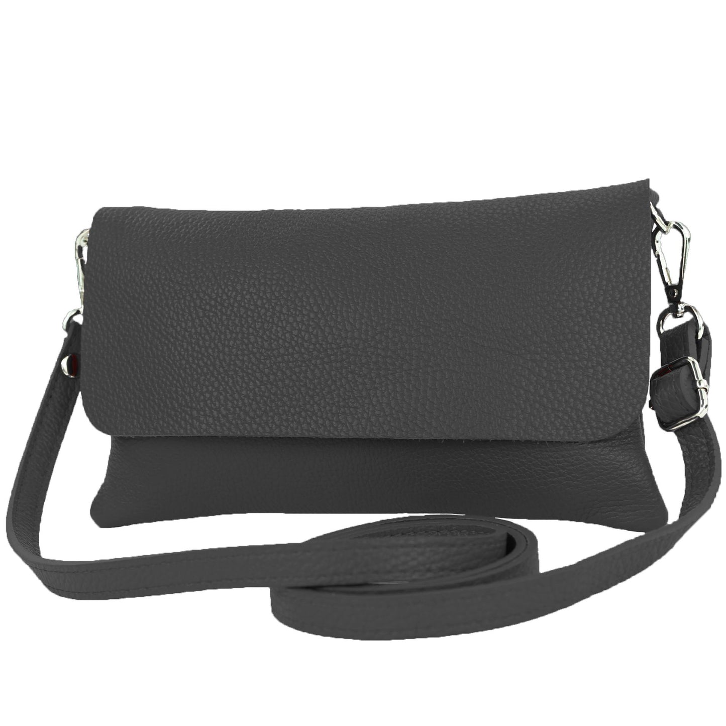 modamoda de T226 Damen Leder Clutch Umhängetasche Abendtasche Small handmade in Italy