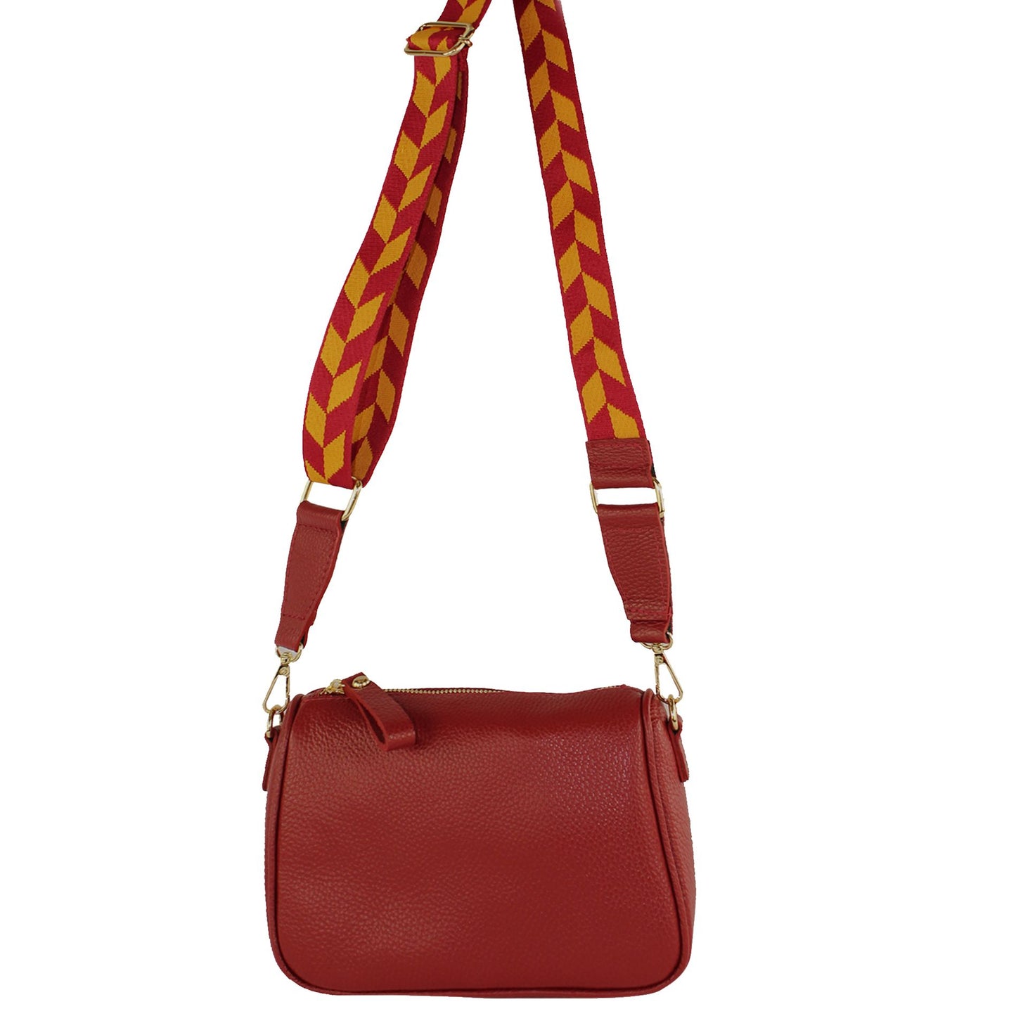 modamoda de T230 Damen Leder Umhängetasche Schultertasche handmade in Italy