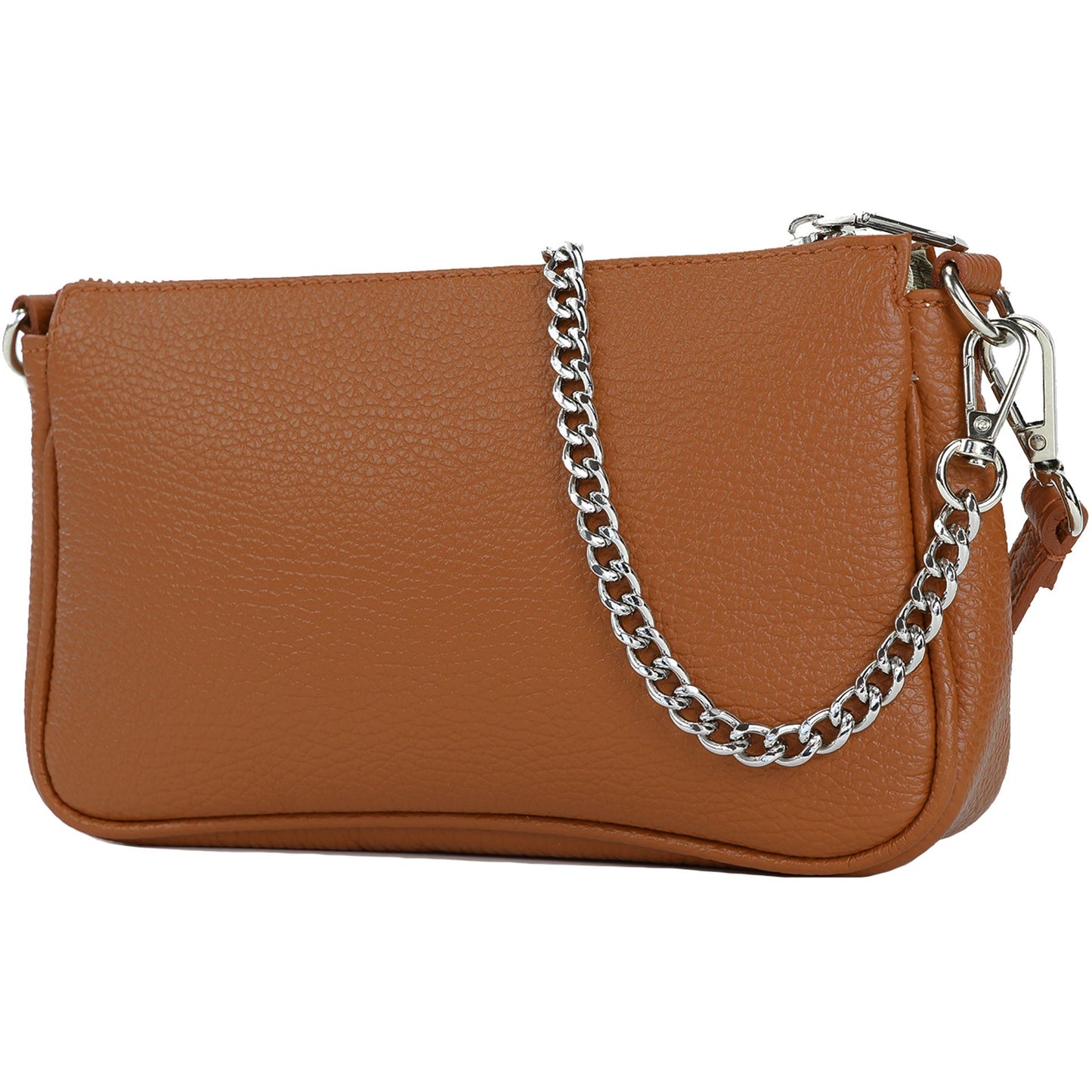 modamoda de - T237 - Umhängetasche Klein Small aus ital. Leder