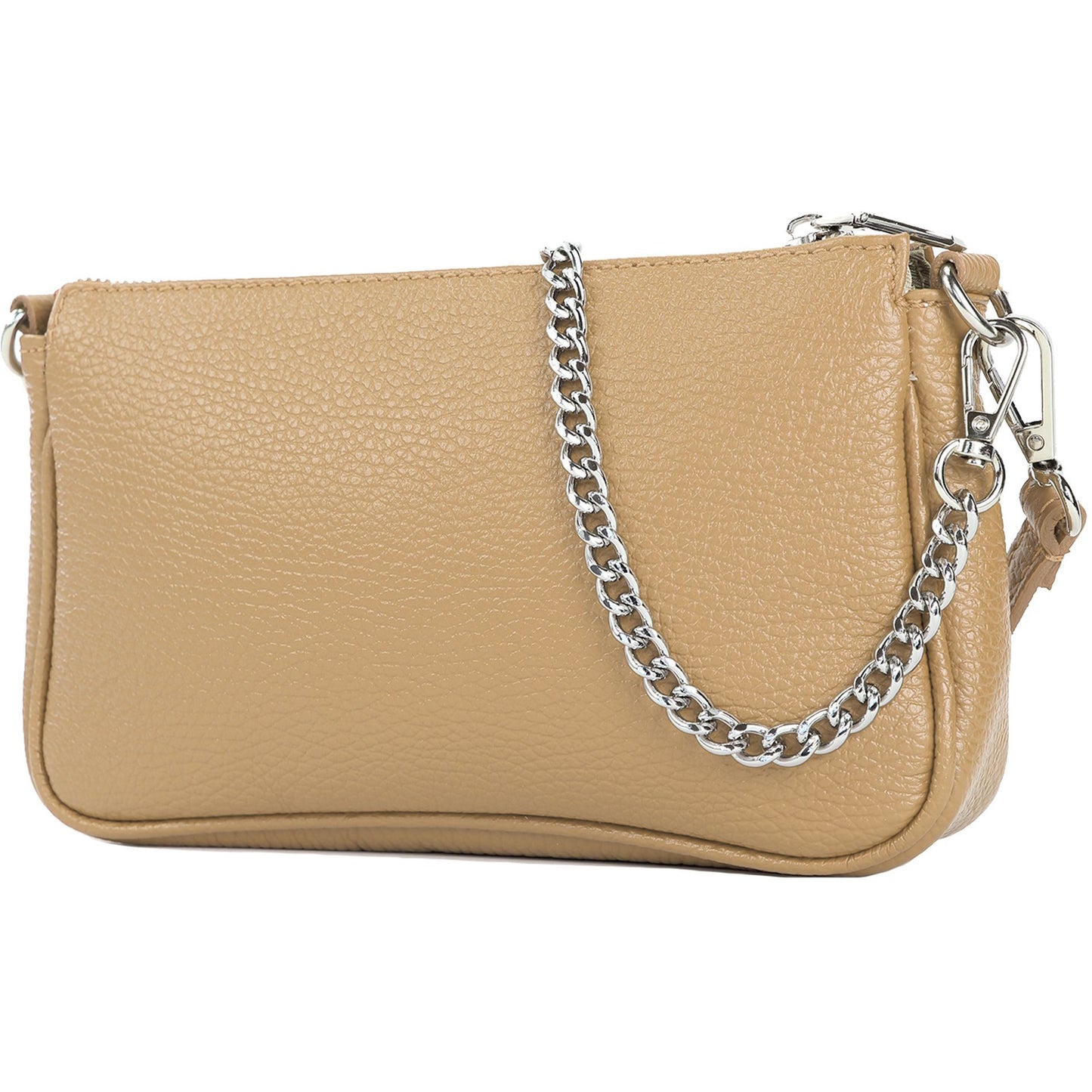 modamoda de - T237 - Umhängetasche Klein Small aus ital. Leder