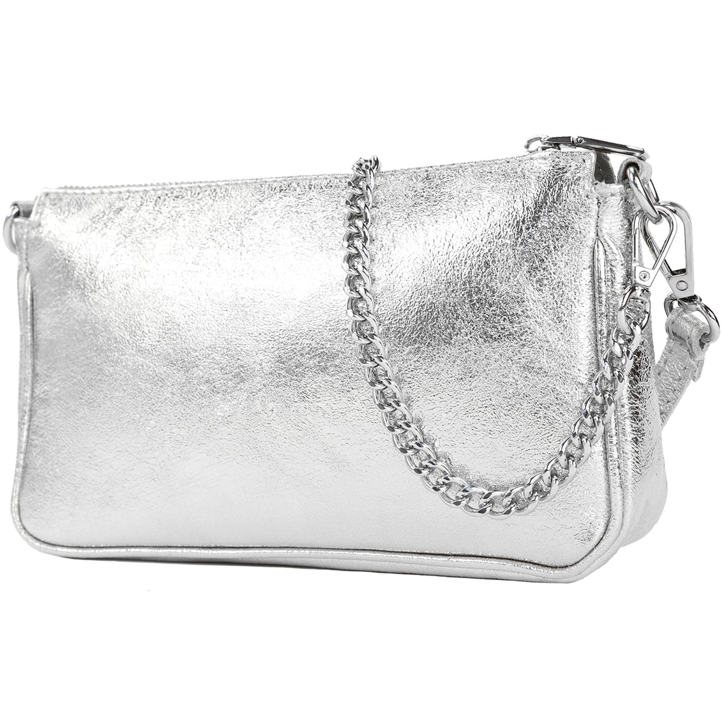modamoda de - T237 - Umhängetasche Klein Small aus ital. Leder