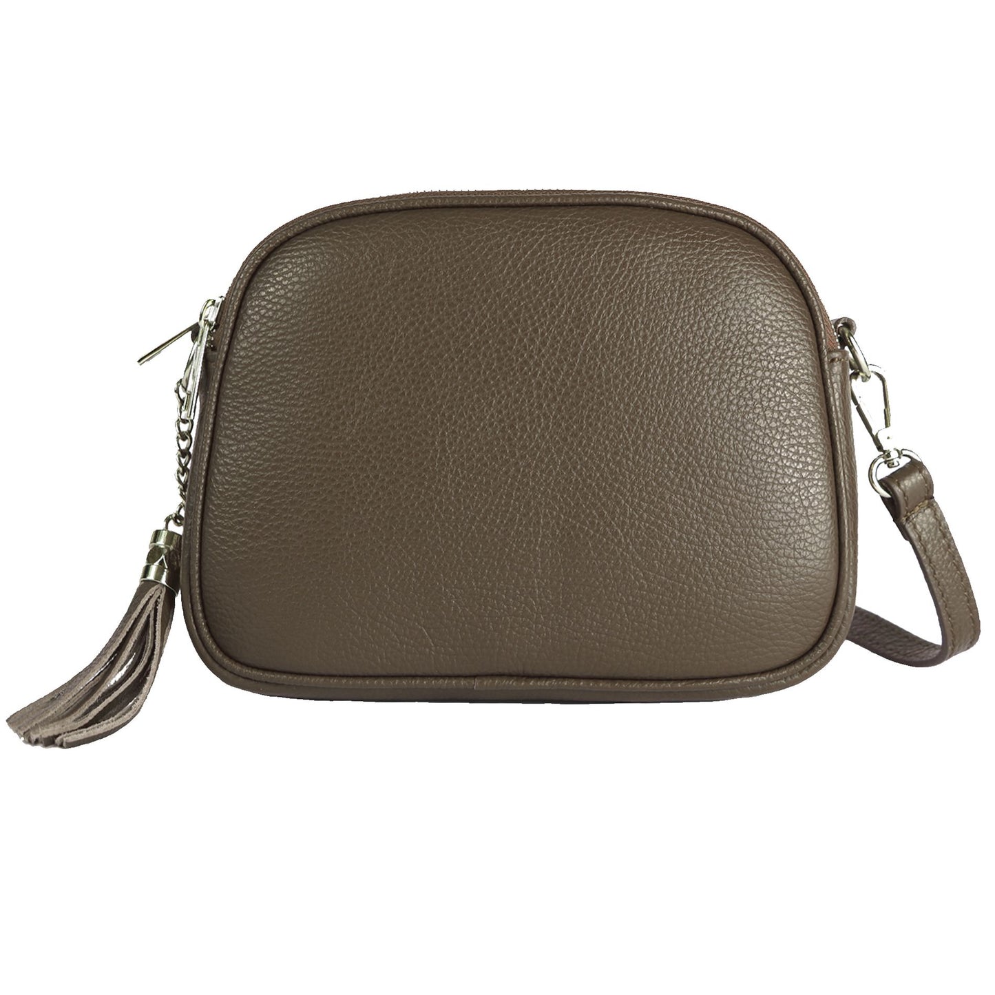 modamoda de - T238 - ital. Damen Umhängetasche Leder Medium