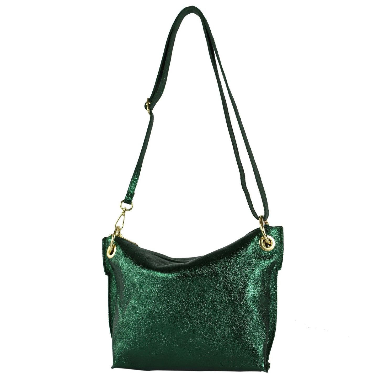 modamoda de - T243 - ital. Umhängetasche Klein Small aus Leder