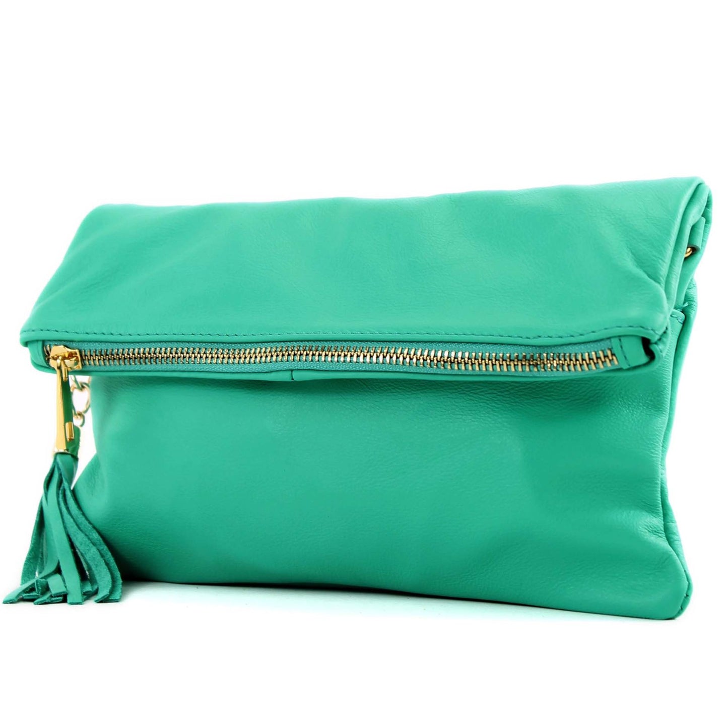 modamoda de - T54 - ital Kleine Clutch aus Nappaleder