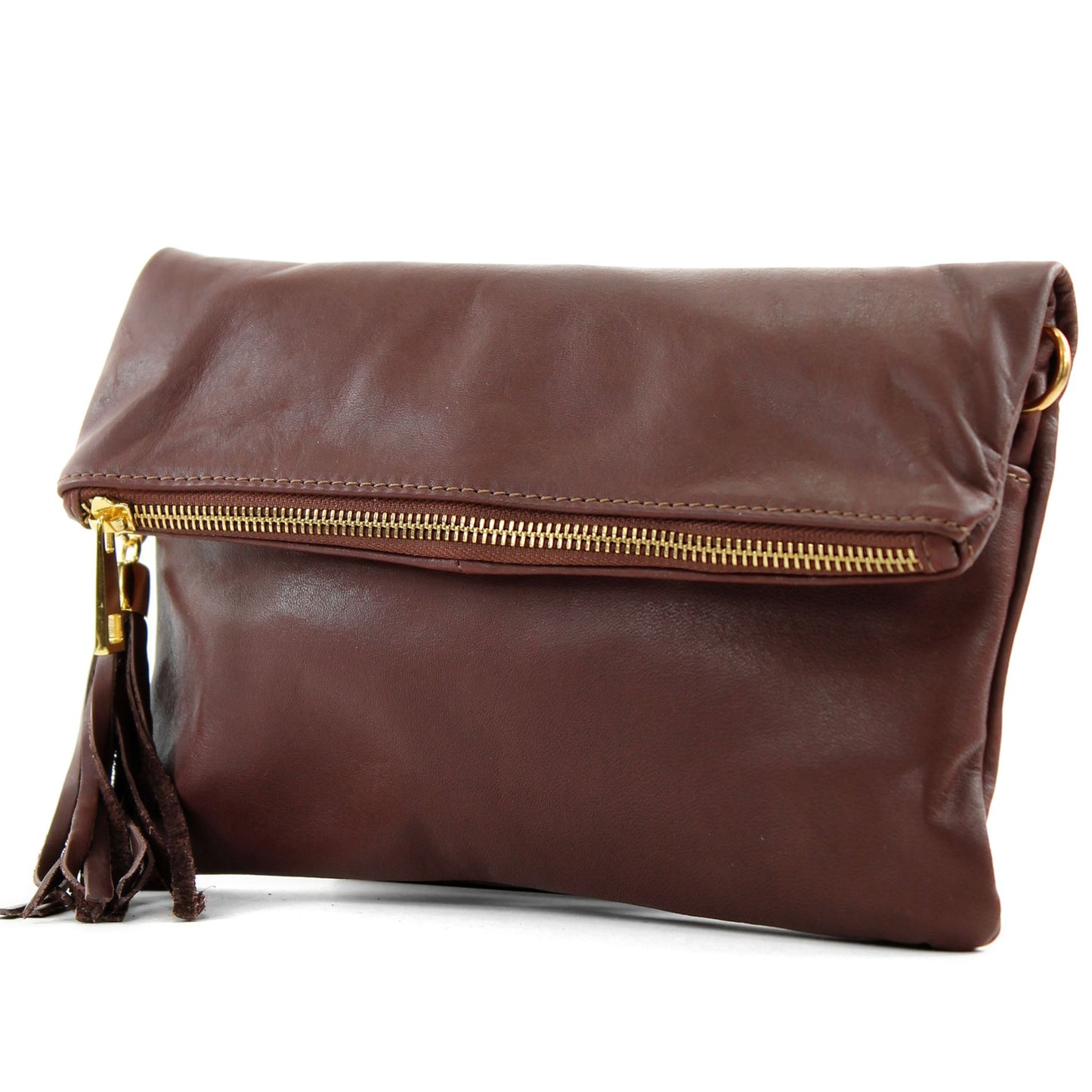 modamoda de - T54 - ital Kleine Clutch aus Nappaleder