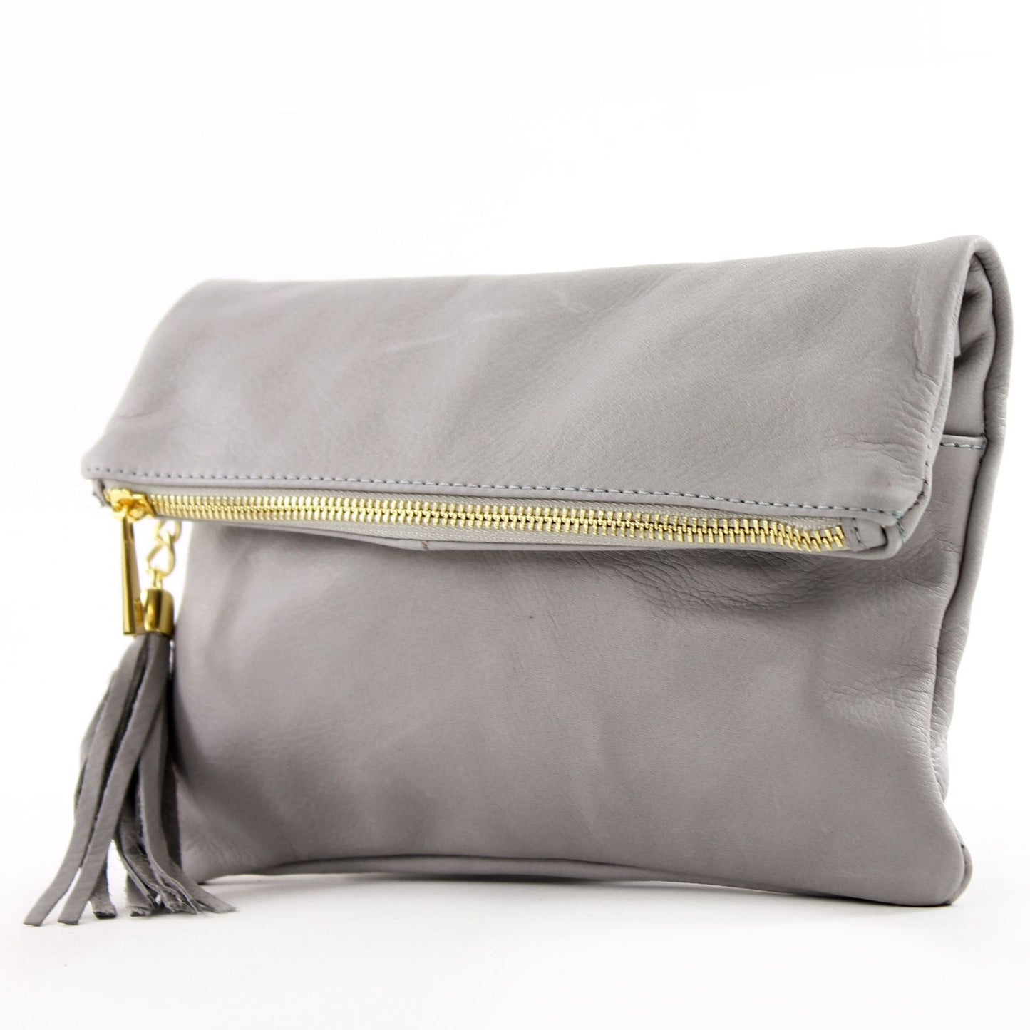 modamoda de - T54 - ital Kleine Clutch aus Nappaleder