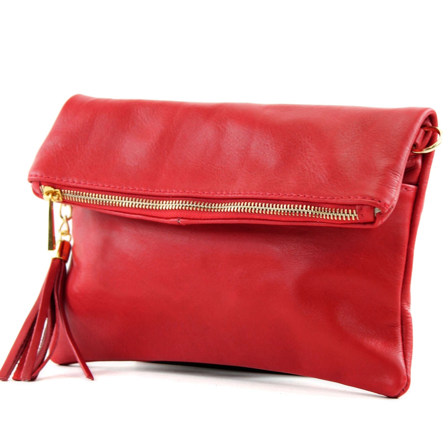 modamoda de - T54 - ital Kleine Clutch aus Nappaleder