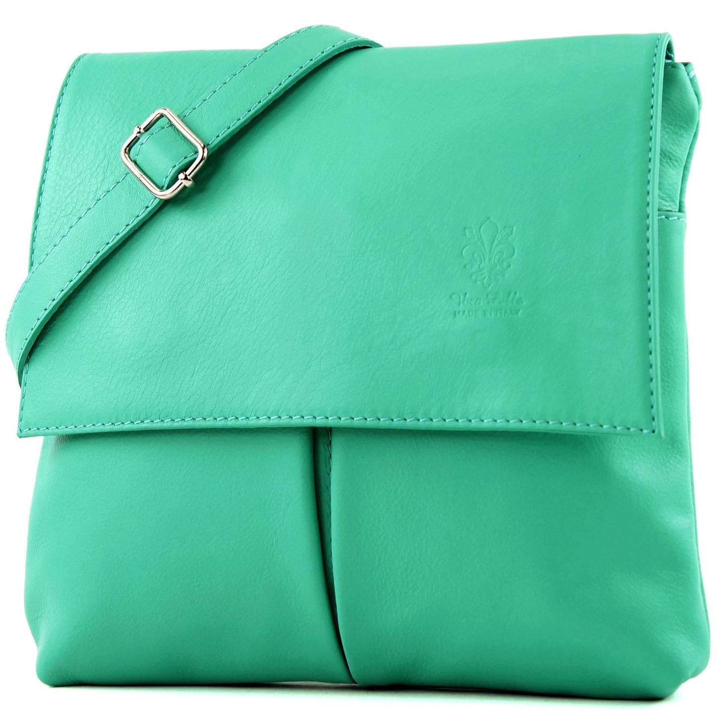 modamoda de T63 Damen Nappaleder Umhängetasche Schultertasche handmade in Italy