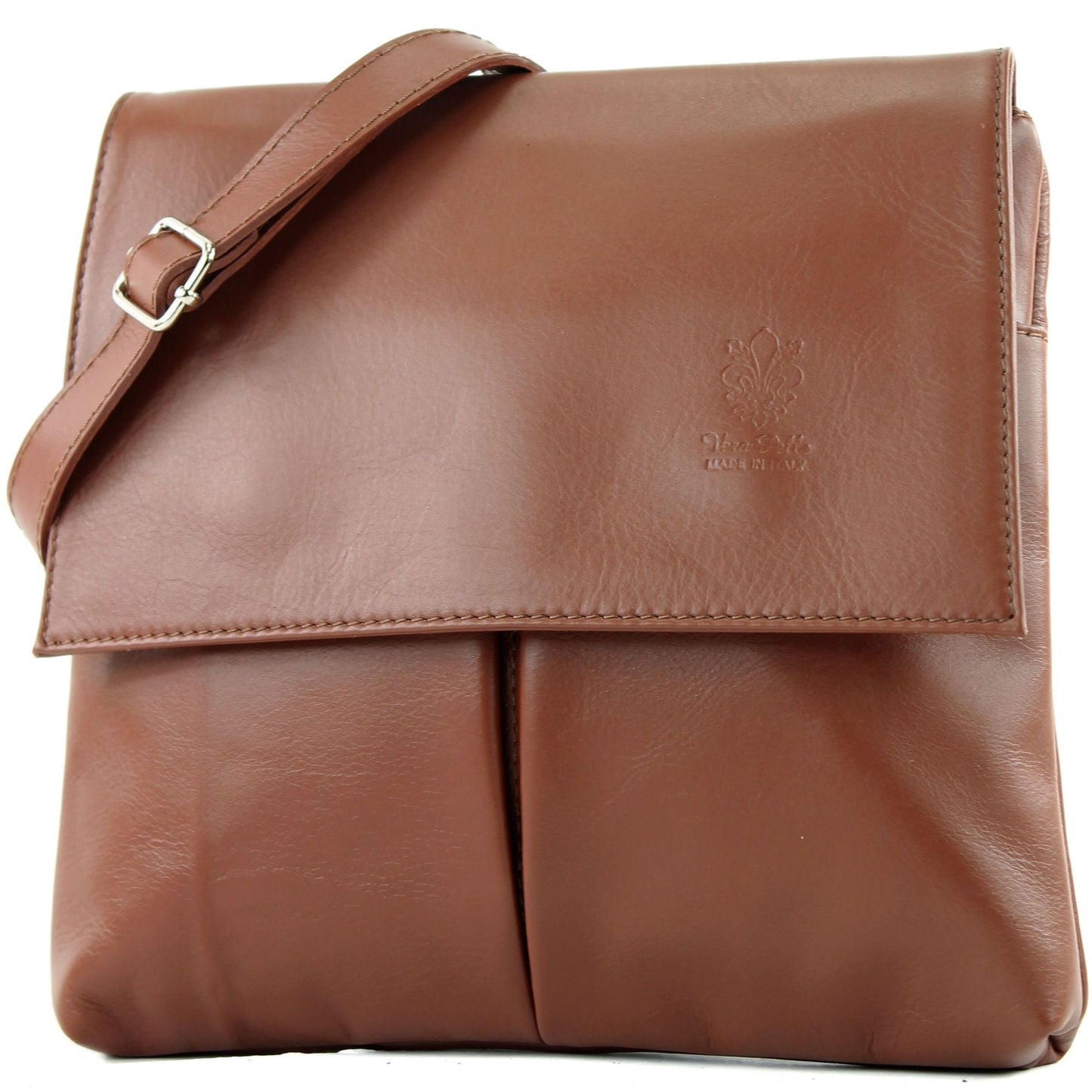 modamoda de T63 Damen Nappaleder Umhängetasche Schultertasche handmade in Italy