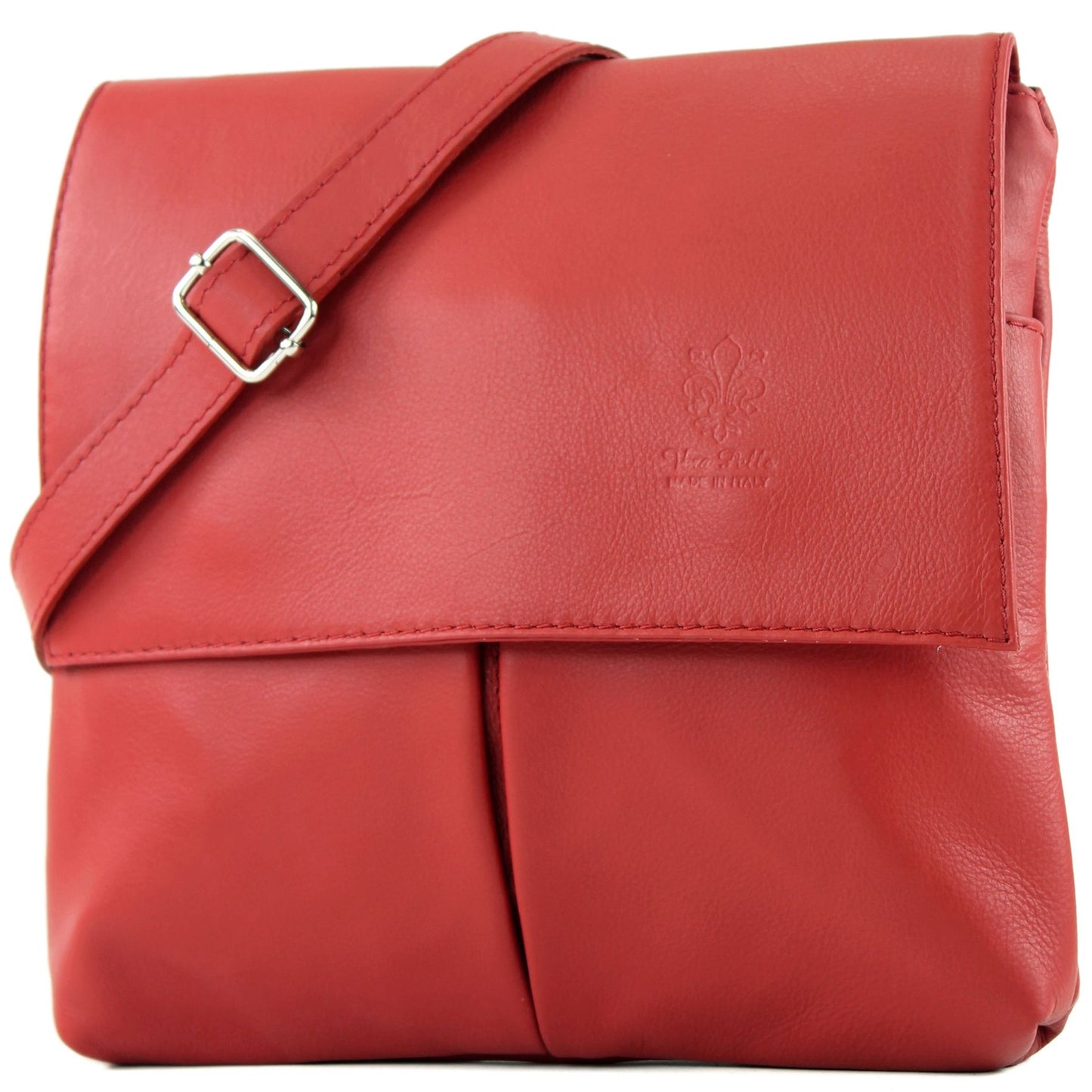 modamoda de T63 Damen Nappaleder Umhängetasche Schultertasche handmade in Italy