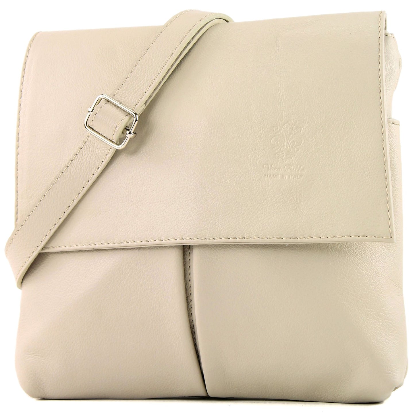 modamoda de T63 Damen Nappaleder Umhängetasche Schultertasche handmade in Italy