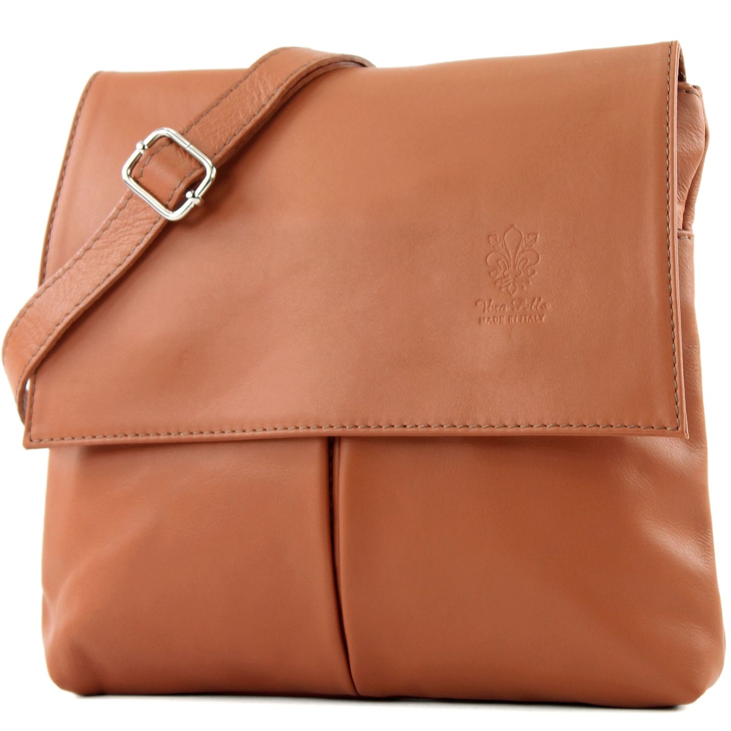 modamoda de T63 Damen Nappaleder Umhängetasche Schultertasche handmade in Italy