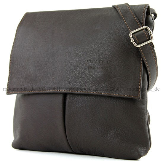 modamoda de T63 Damen Nappaleder Umhängetasche Schultertasche handmade in Italy