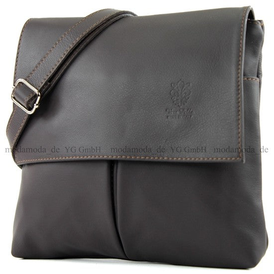 modamoda de T63 Damen Nappaleder Umhängetasche Schultertasche handmade in Italy