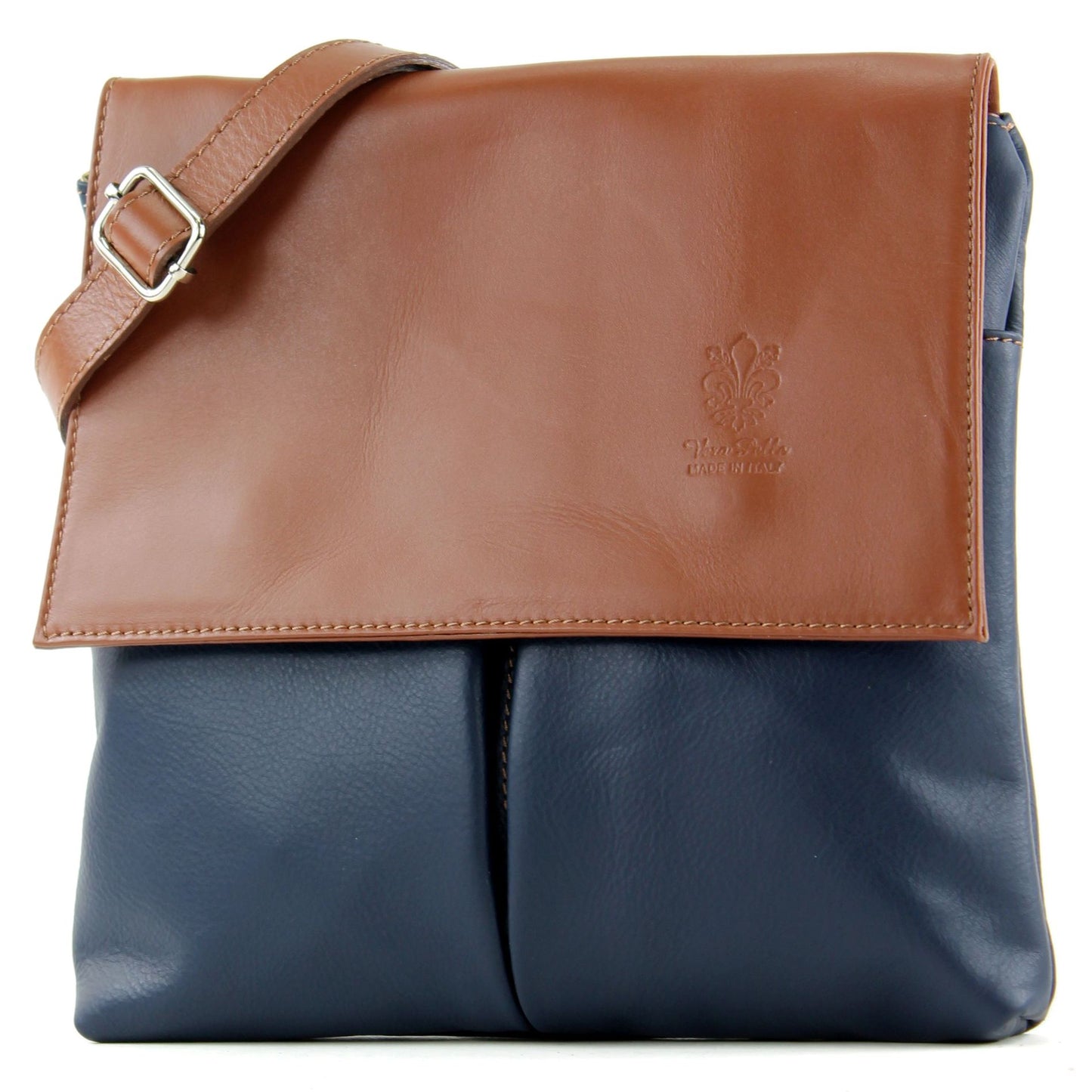 modamoda de T63 Damen Nappaleder Umhängetasche Schultertasche handmade in Italy