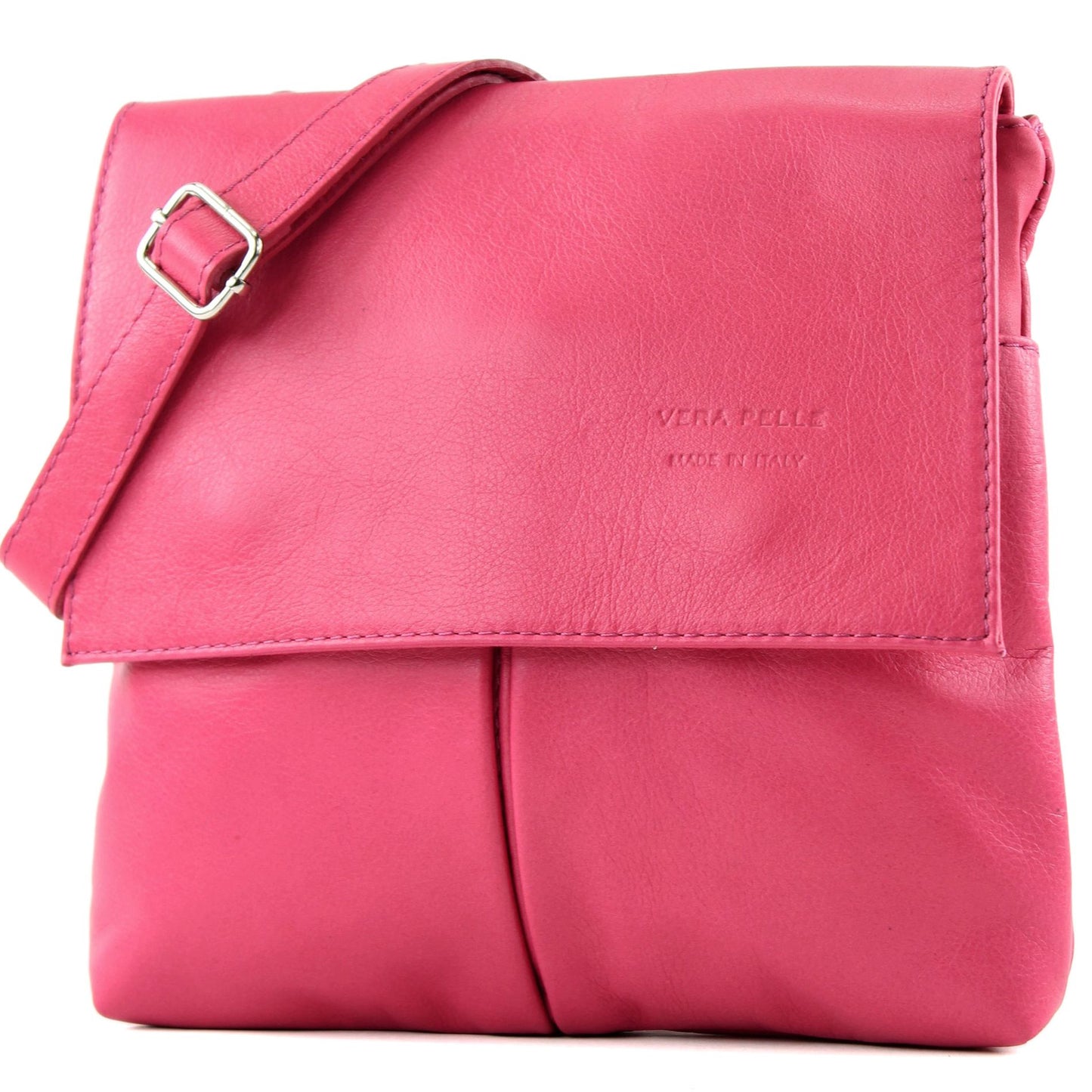 modamoda de T63 Damen Nappaleder Umhängetasche Schultertasche handmade in Italy