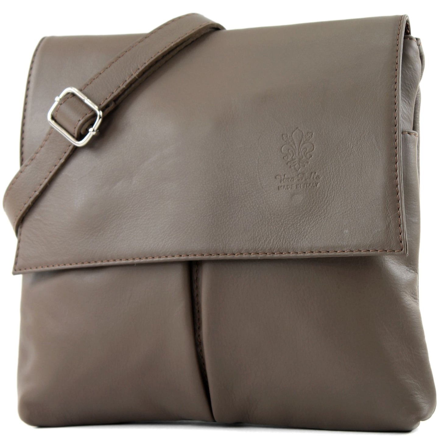 modamoda de T63 Damen Nappaleder Umhängetasche Schultertasche handmade in Italy