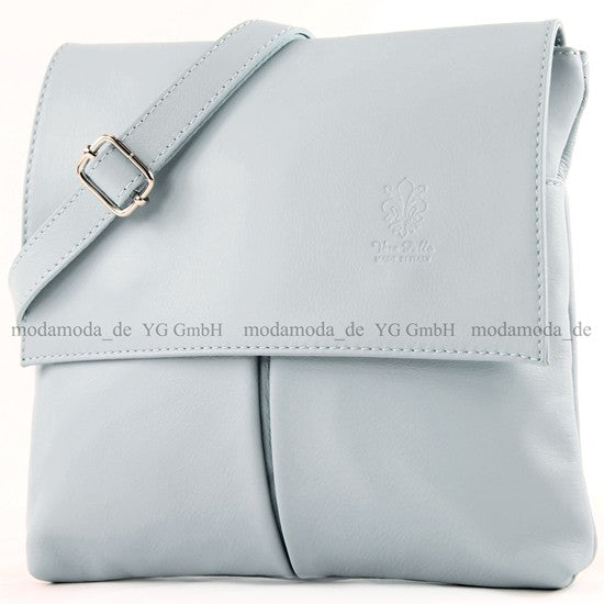 modamoda de T63 Damen Nappaleder Umhängetasche Schultertasche handmade in Italy