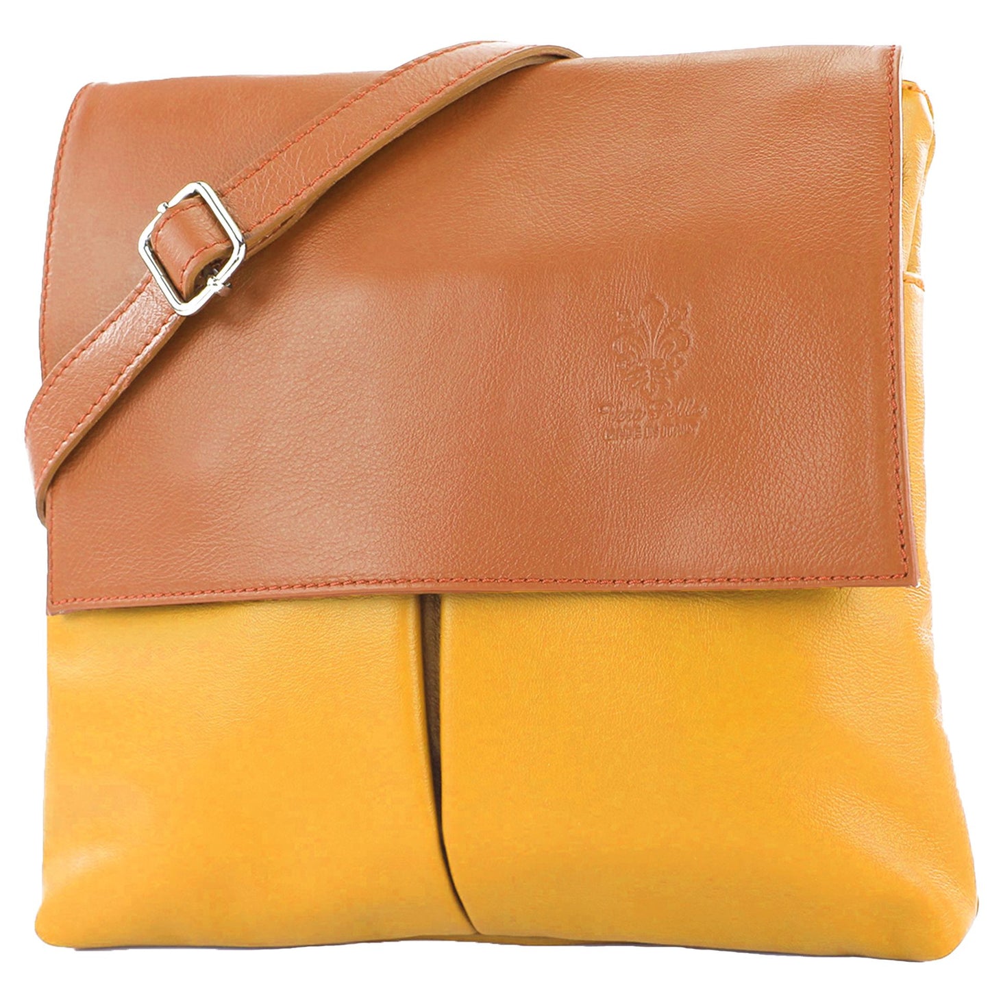 modamoda de T63 Damen Nappaleder Umhängetasche Schultertasche handmade in Italy