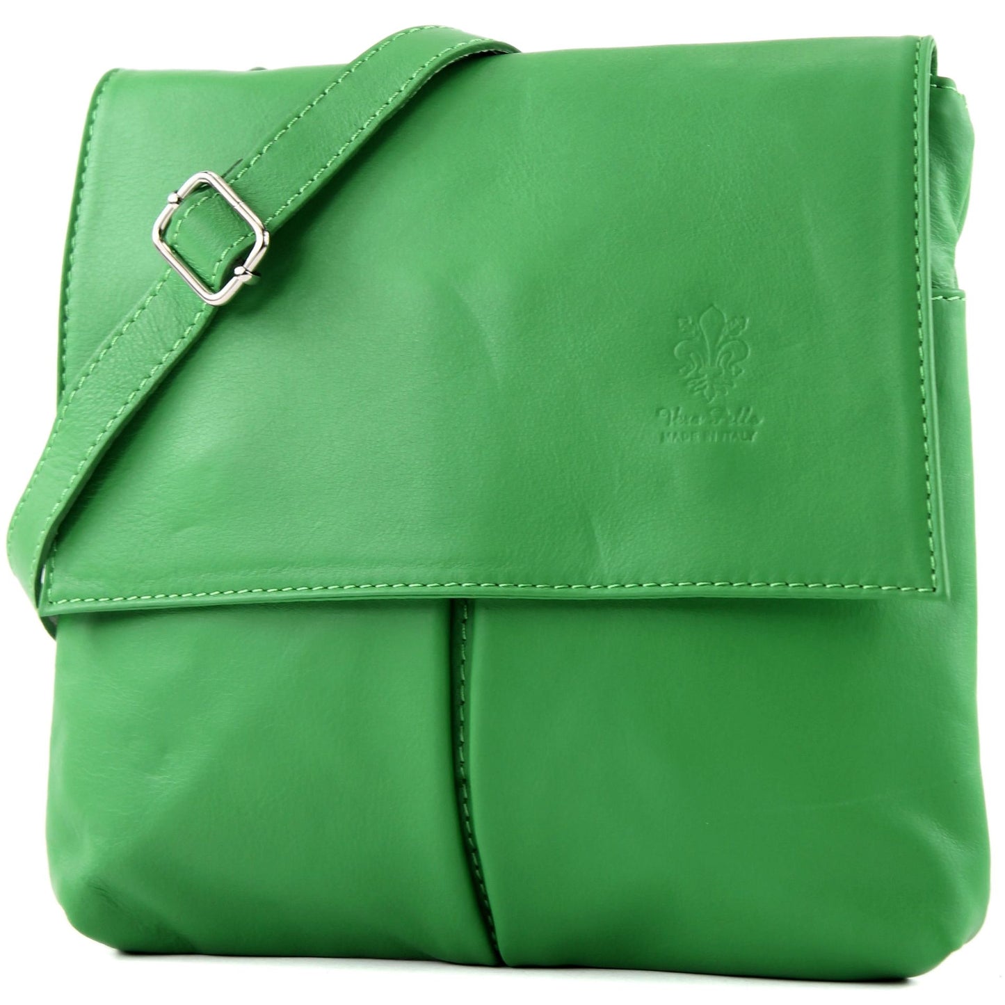 modamoda de T63 Damen Nappaleder Umhängetasche Schultertasche handmade in Italy