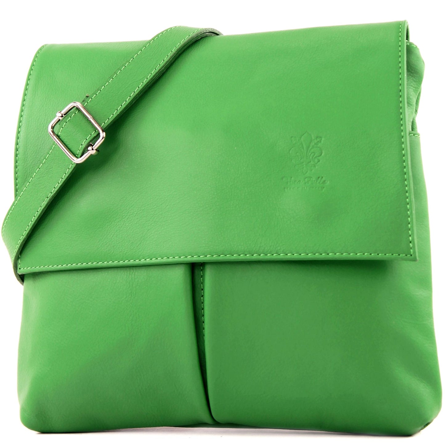 modamoda de T63 Damen Nappaleder Umhängetasche Schultertasche handmade in Italy