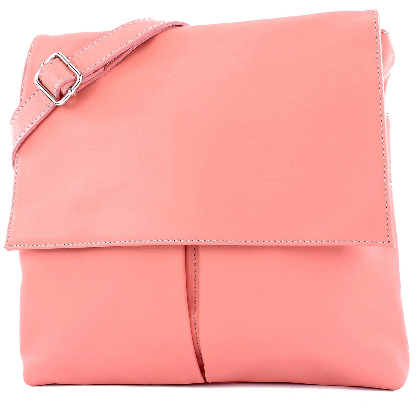 modamoda de T63 Damen Nappaleder Umhängetasche Schultertasche handmade in Italy