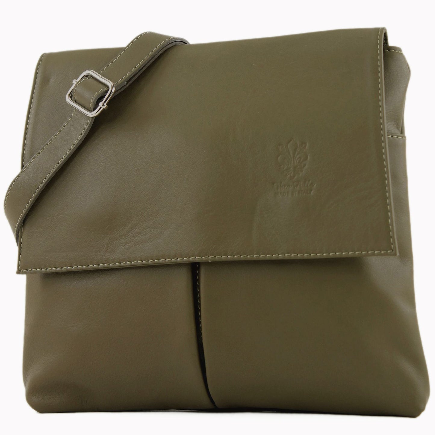 modamoda de T63 Damen Nappaleder Umhängetasche Schultertasche handmade in Italy