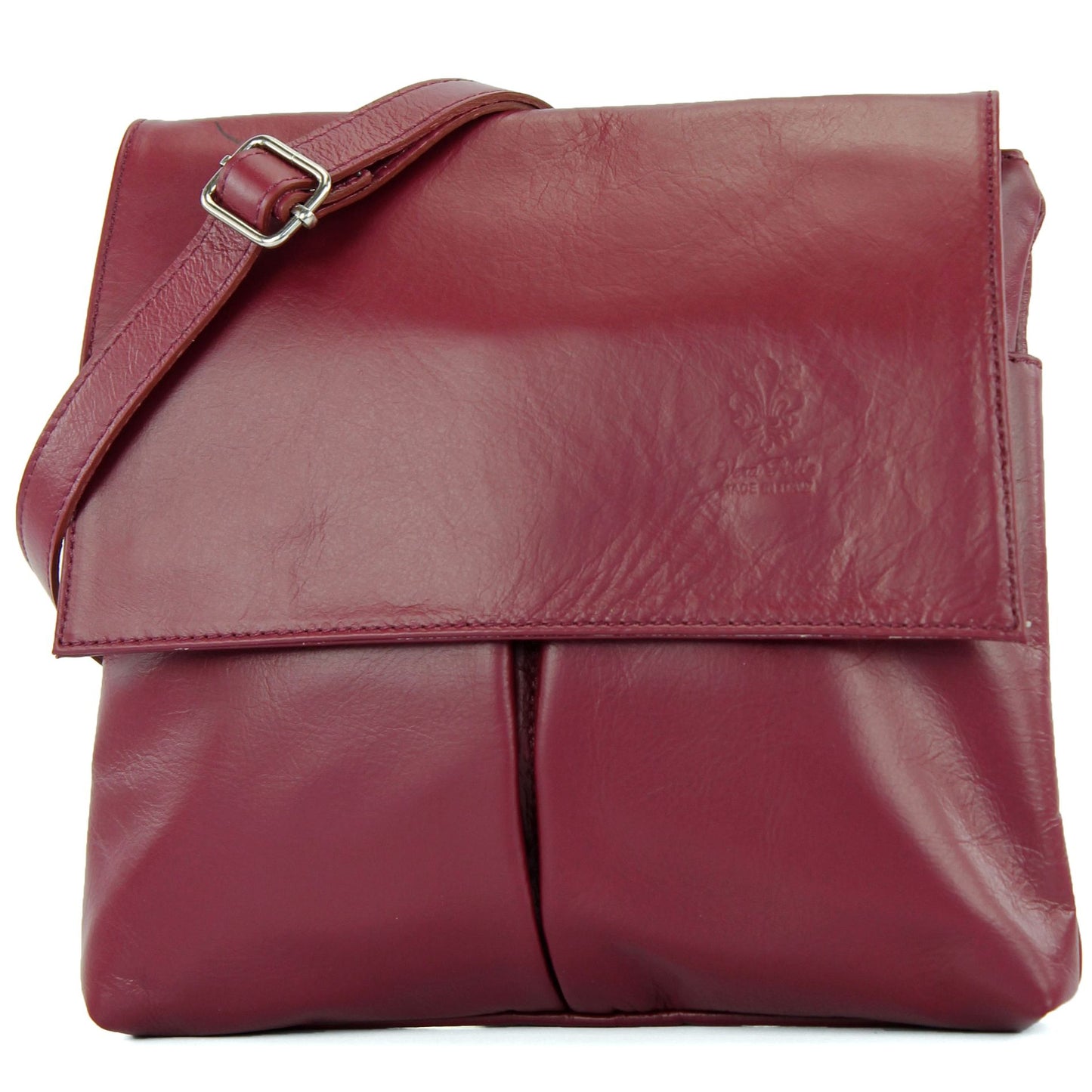 modamoda de T63 Damen Nappaleder Umhängetasche Schultertasche handmade in Italy