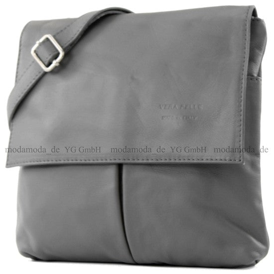 modamoda de T63 Damen Nappaleder Umhängetasche Schultertasche handmade in Italy